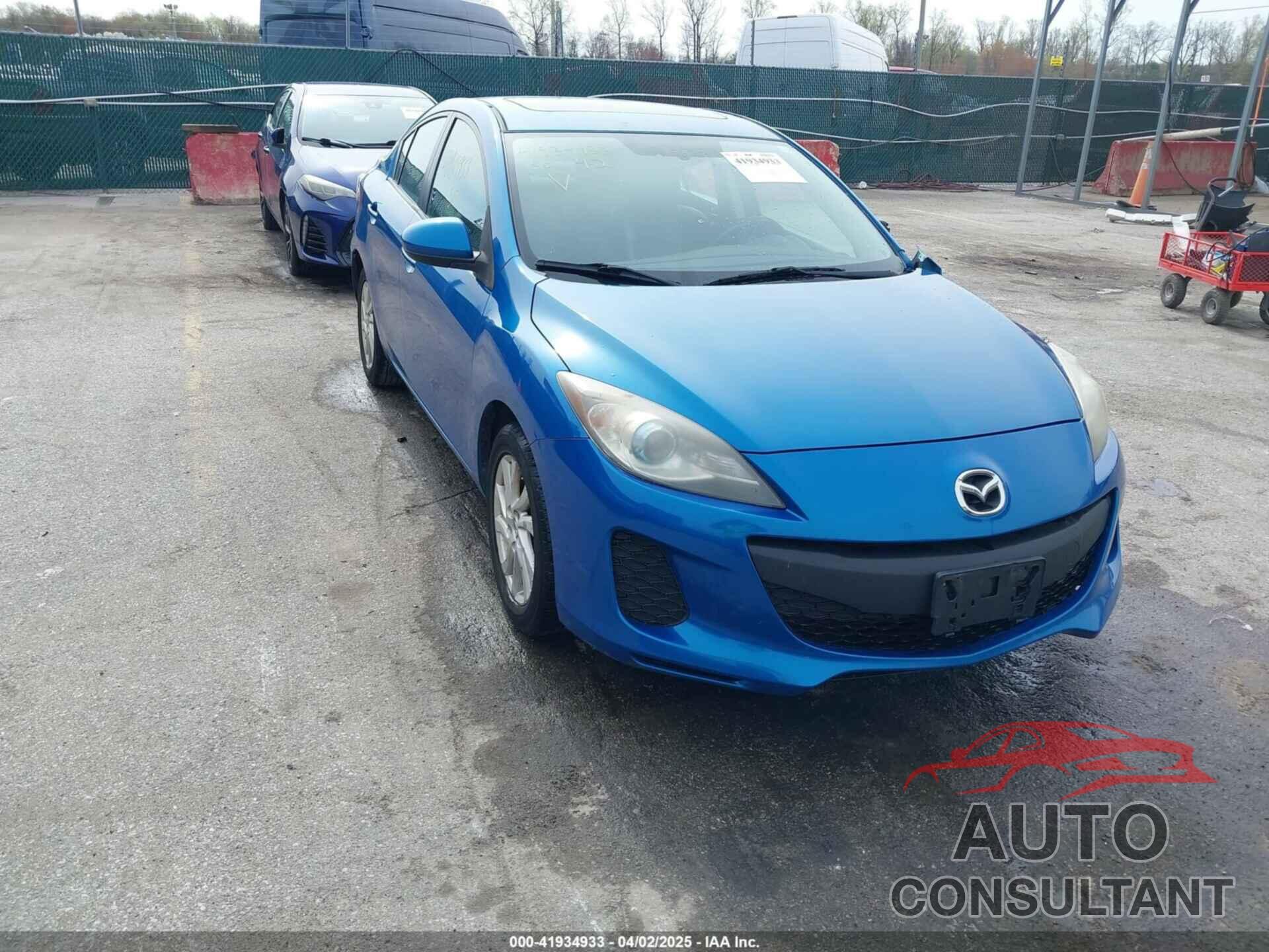 MAZDA MAZDA 3 2012 - 0JM1BLW82C1699665