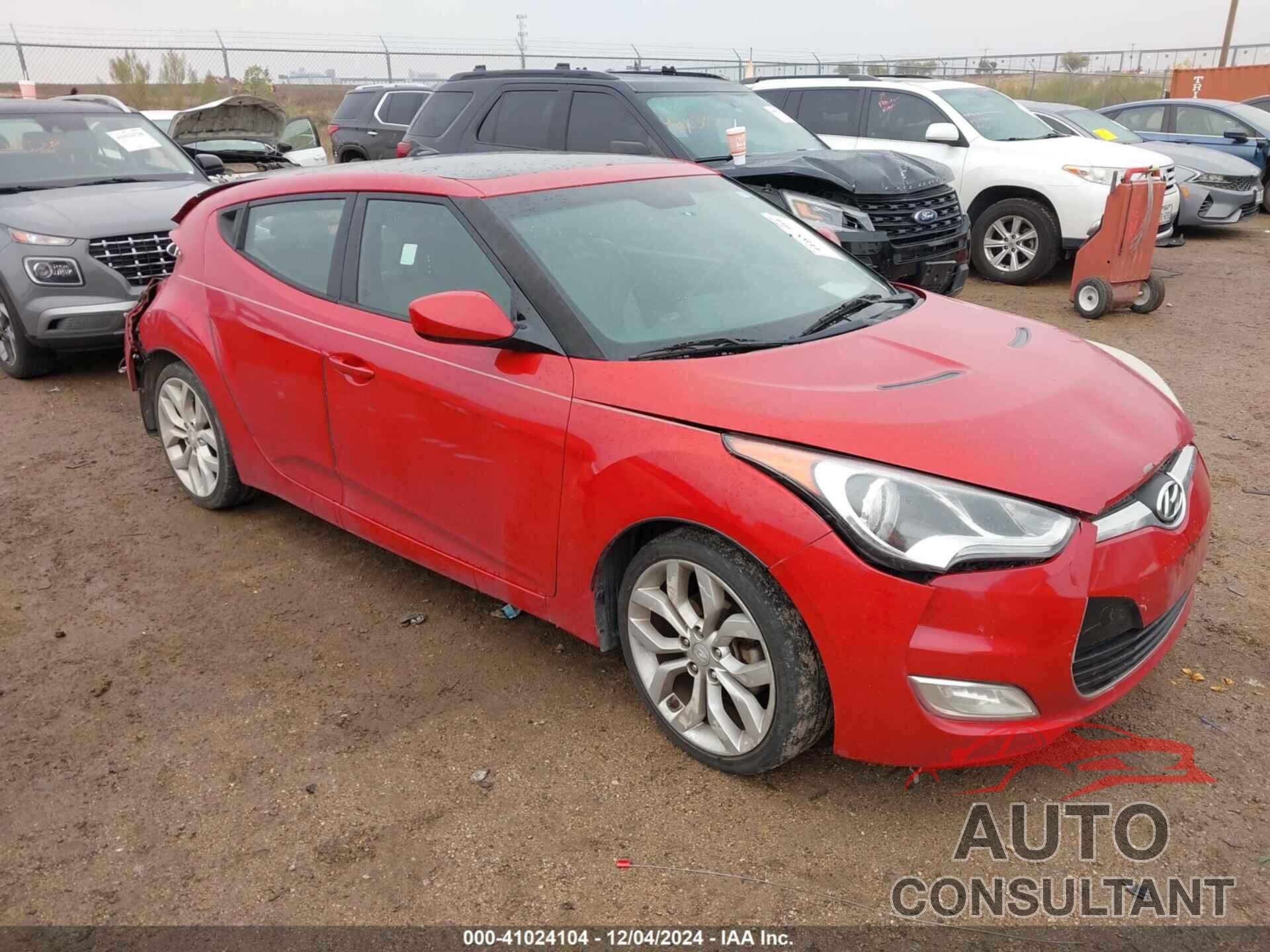 HYUNDAI VELOSTER 2013 - KMHTC6ADXDU174676