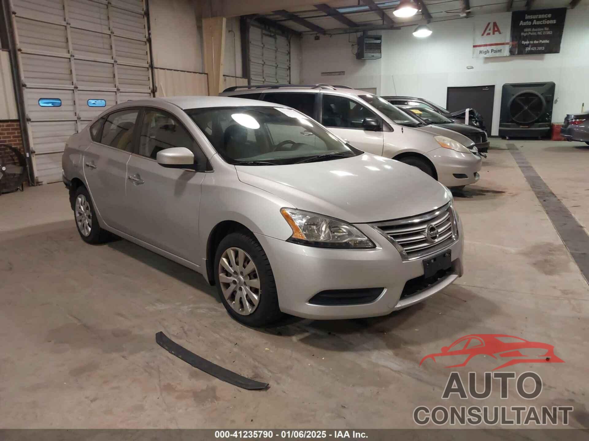 NISSAN SENTRA 2014 - 3N1AB7AP3EY301767