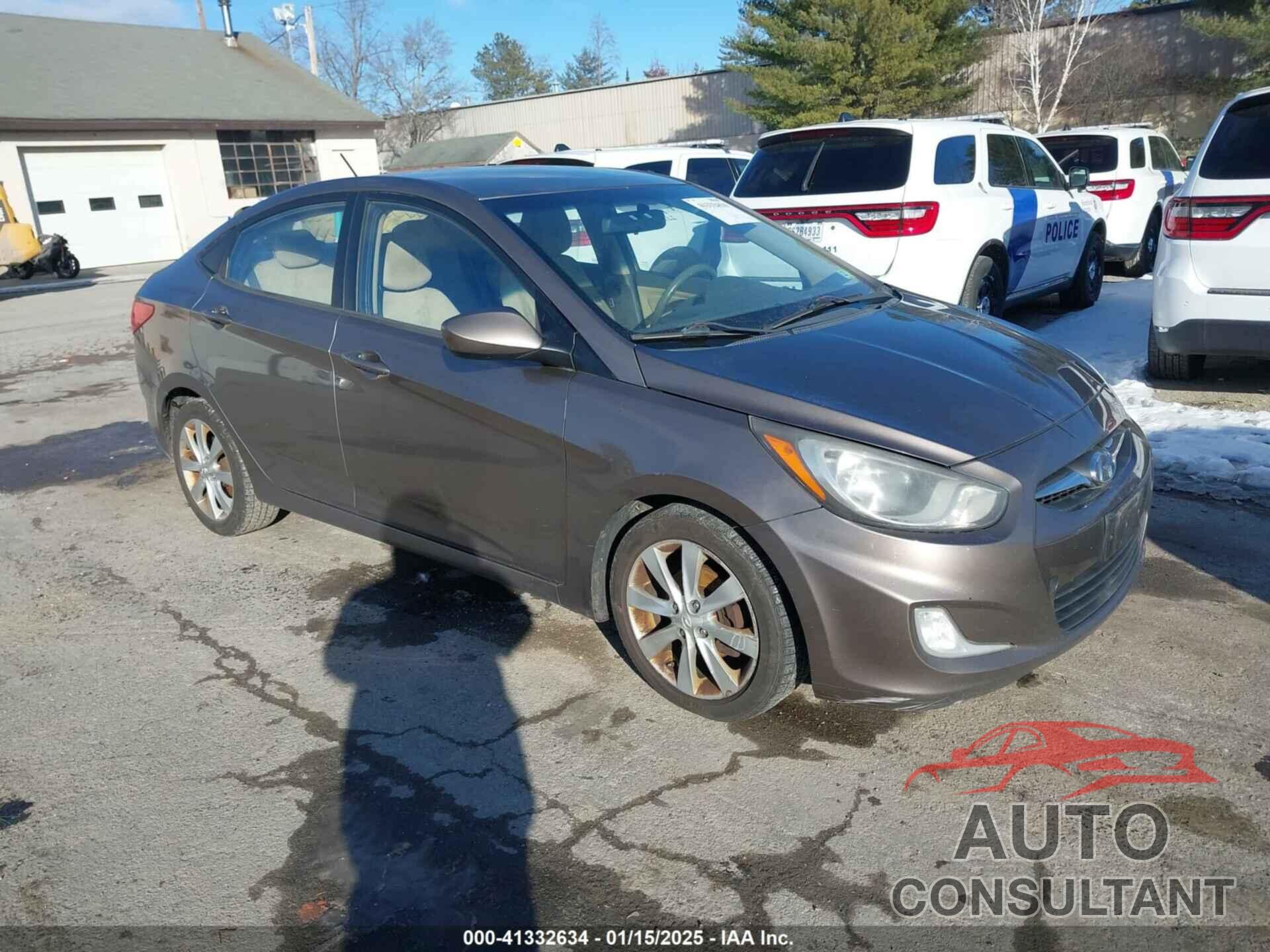 HYUNDAI ACCENT 2012 - KMHCU4AE3CU036681