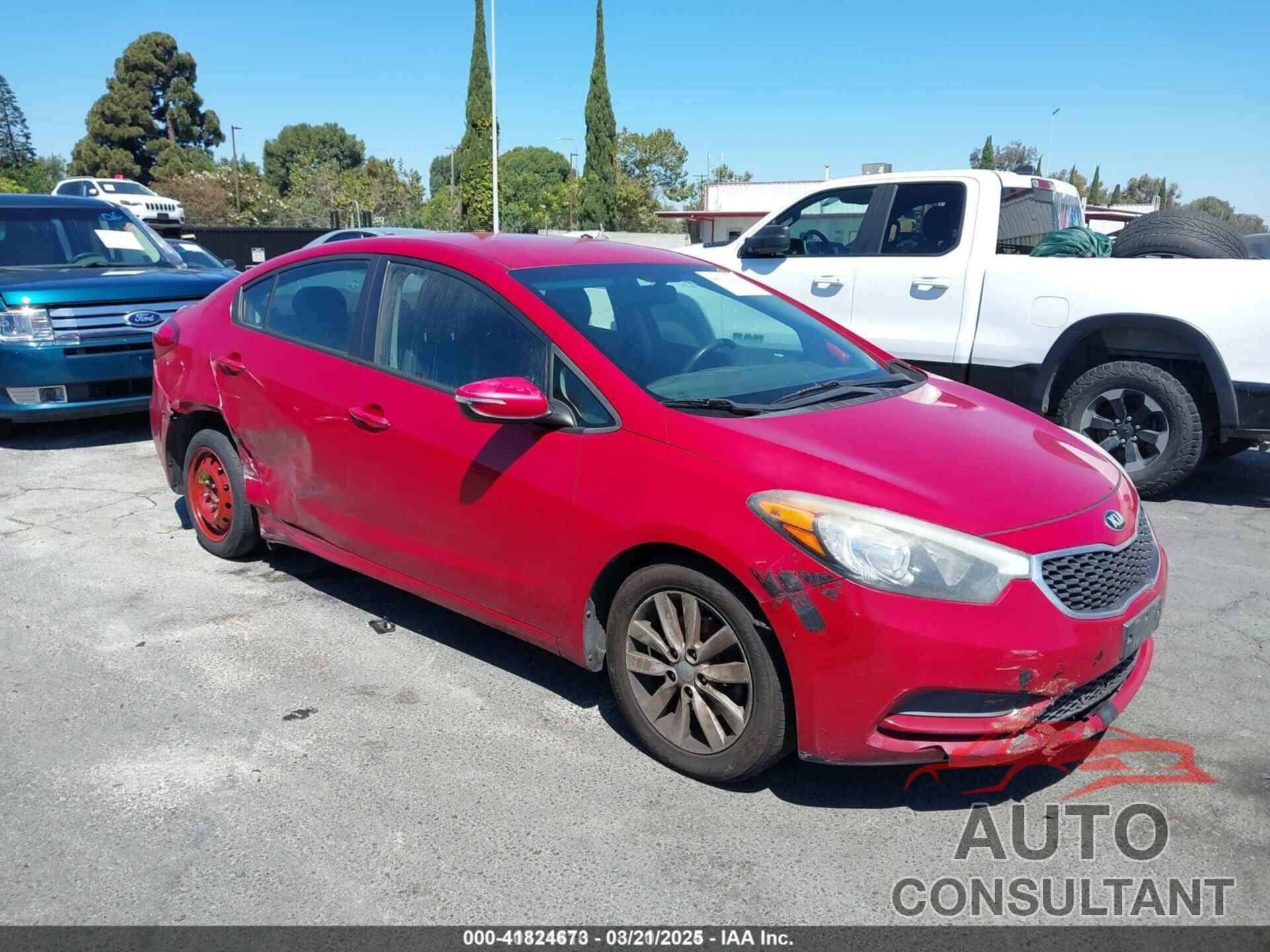 KIA FORTE 2016 - KNAFX4A63G5508750