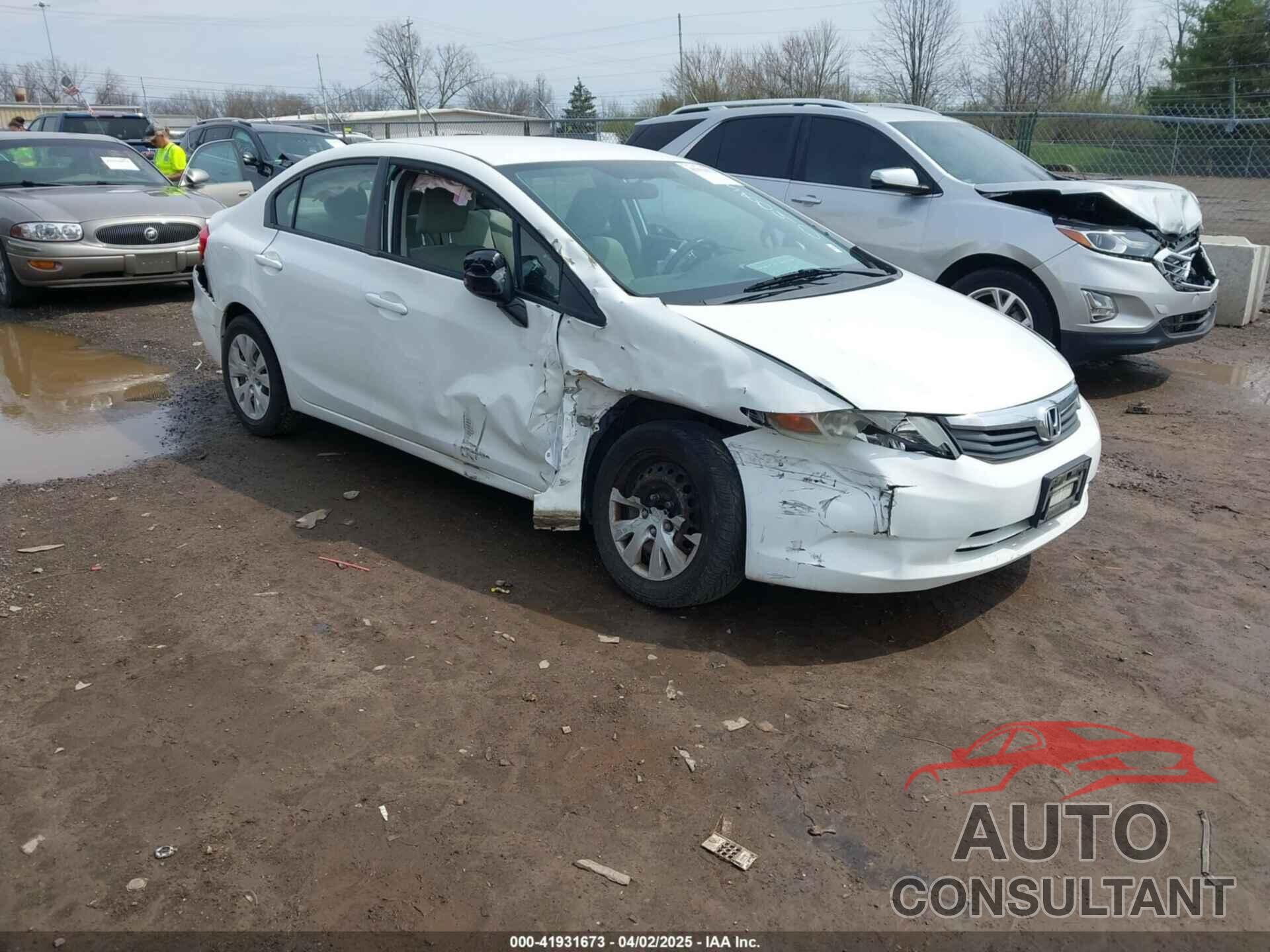 HONDA CIVIC 2012 - 19XFB2F58CE038090