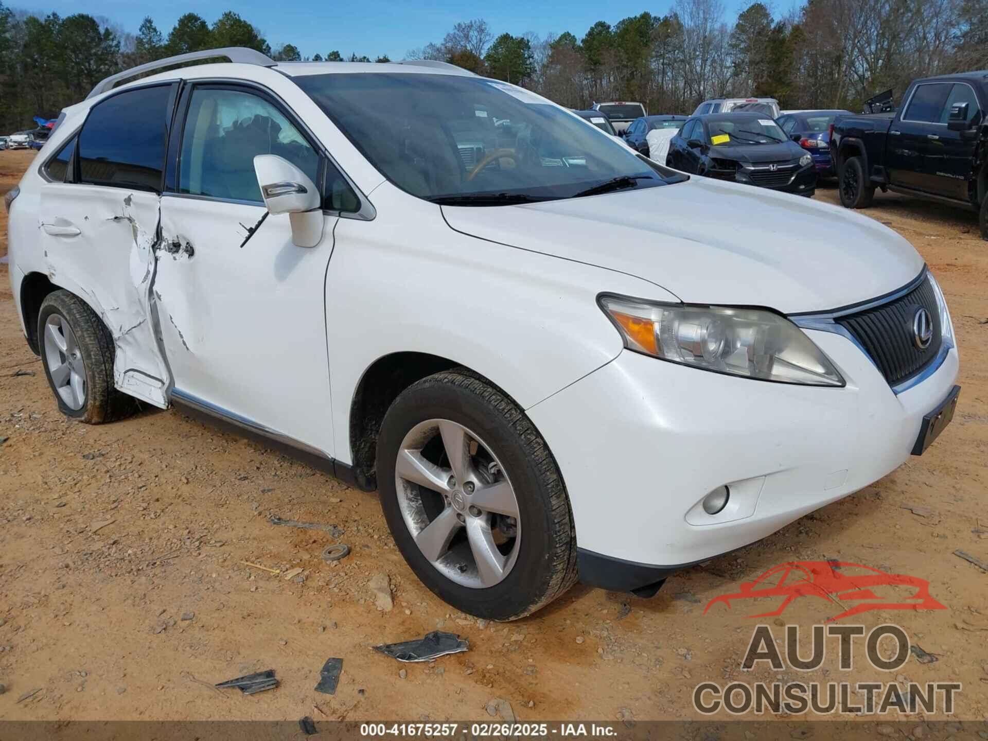 LEXUS RX 350 2011 - 2T2BK1BA5BC083167