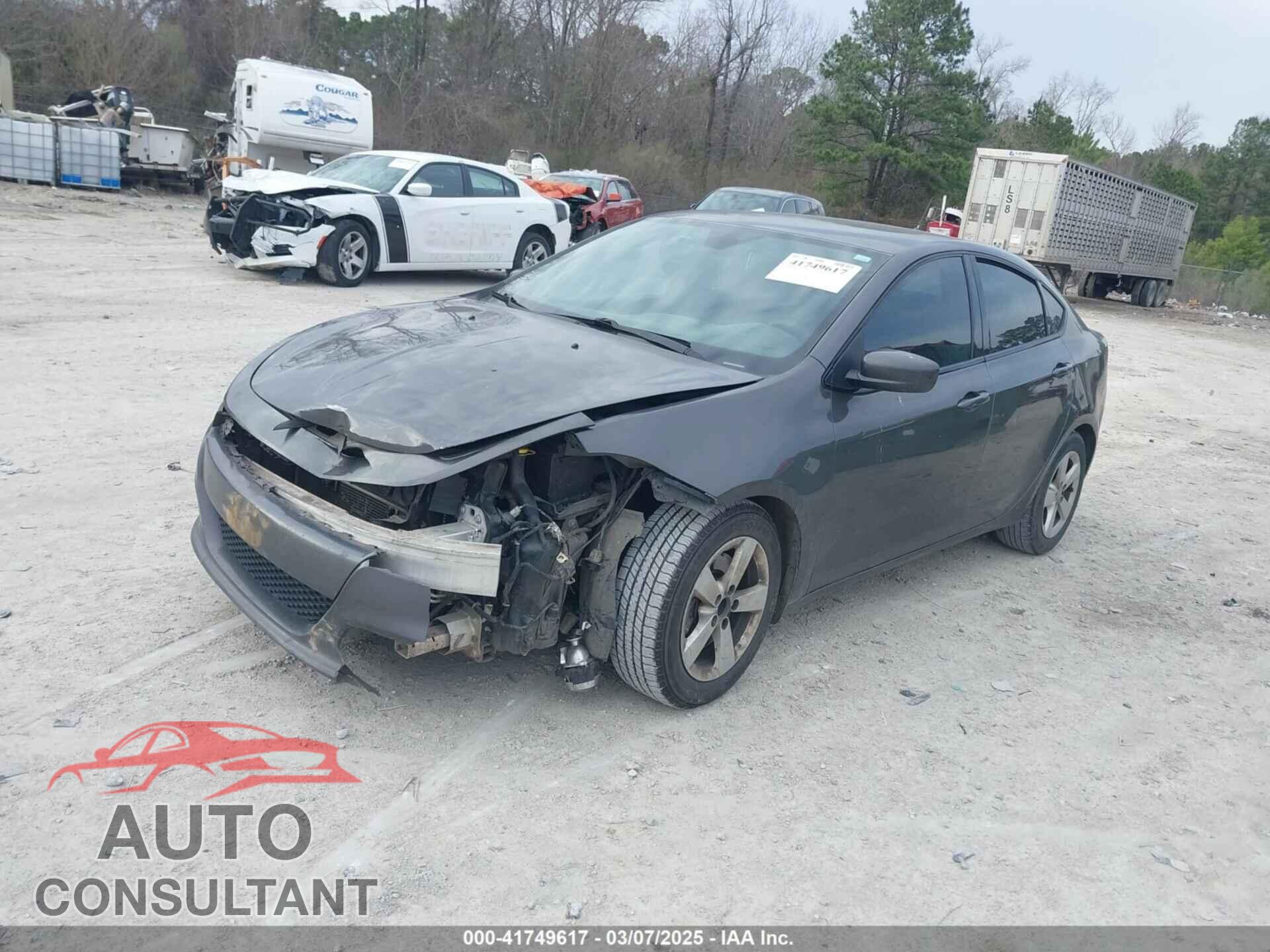 DODGE DART 2015 - 1C3CDFBB3FD309566