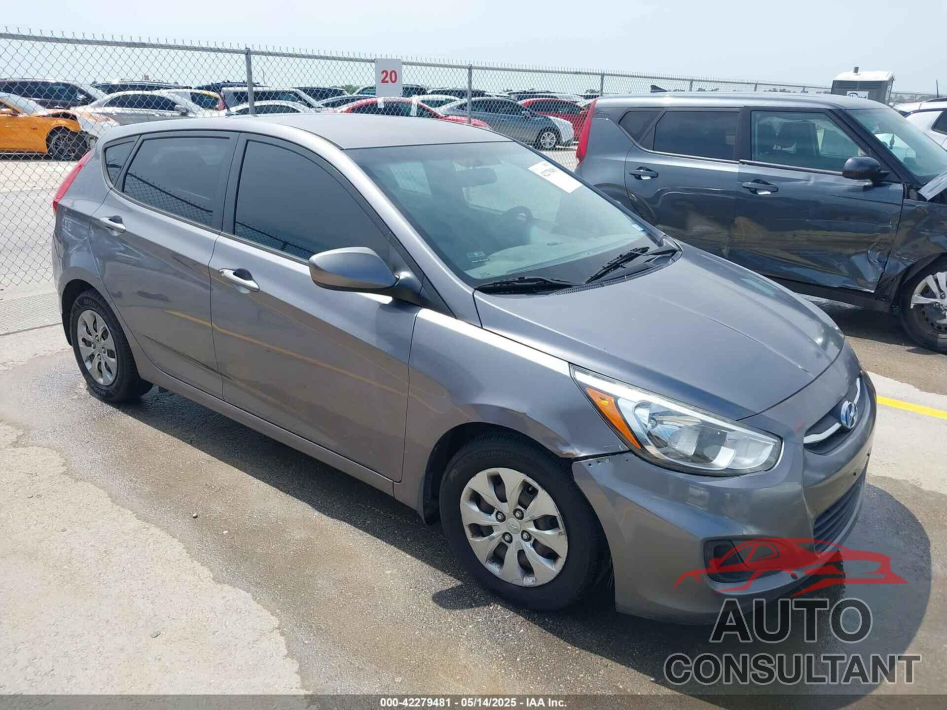 HYUNDAI ACCENT 2015 - KMHCT5AE8FU206000