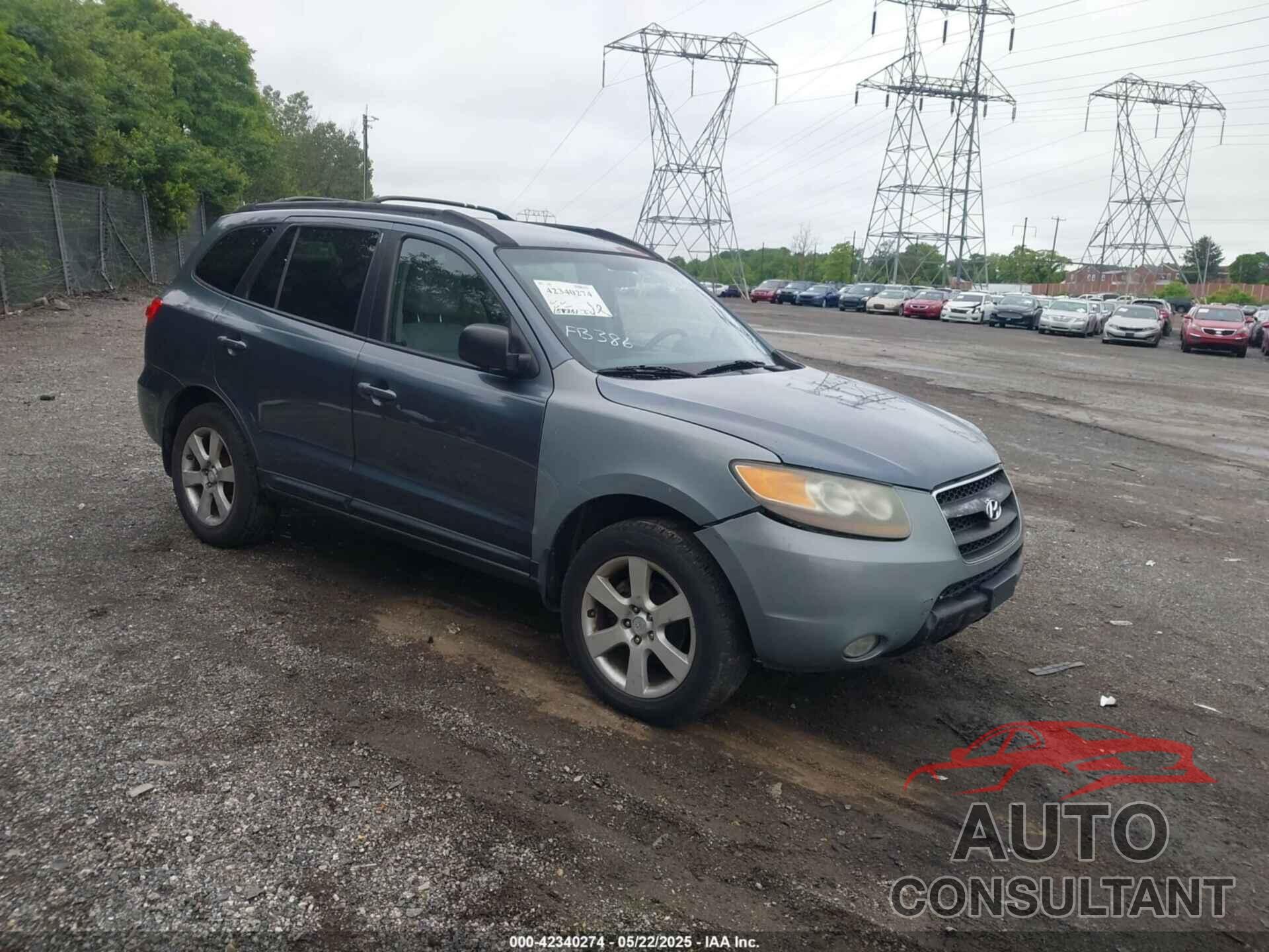 HYUNDAI SANTA FE 2009 - 5NMSG13D39H246210