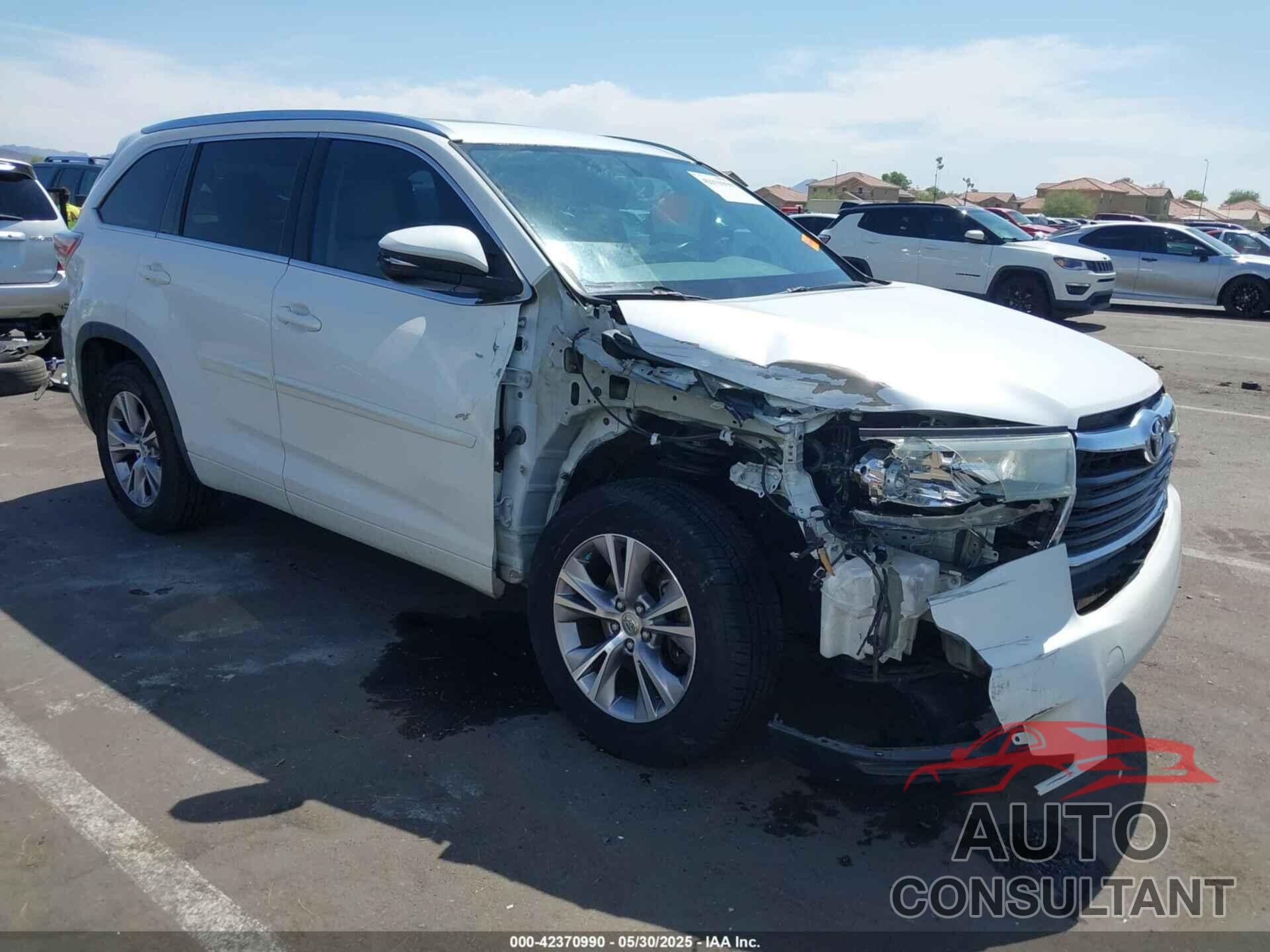 TOYOTA HIGHLANDER 2015 - 5TDKKRFH5FS101903