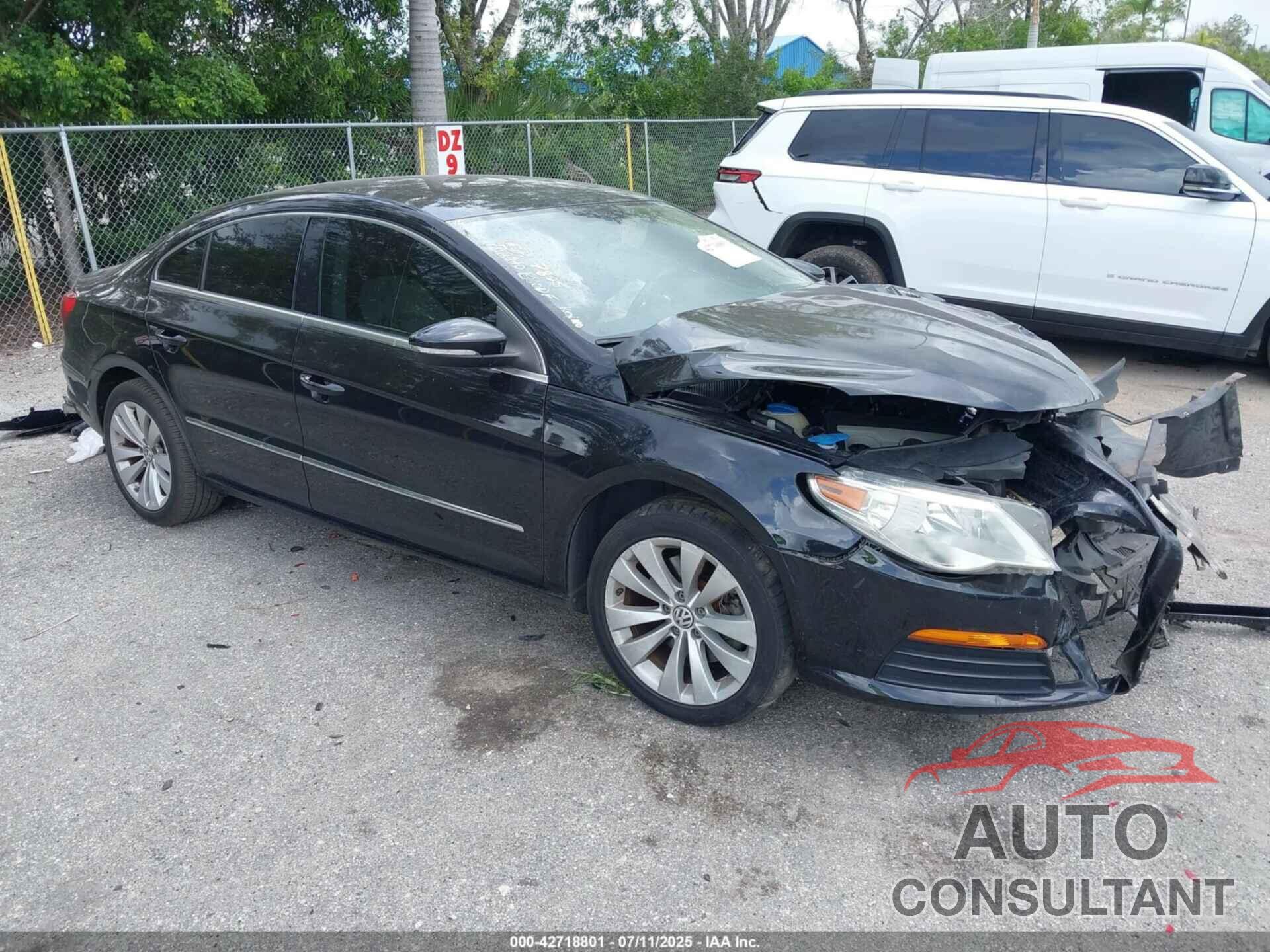 VOLKSWAGEN CC 2011 - WVWMN7AN2BE702140