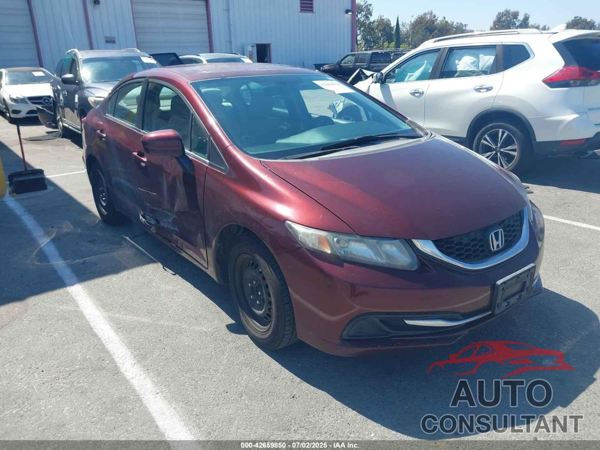 HONDA CIVIC 2014 - 19XFB2F56EE215738