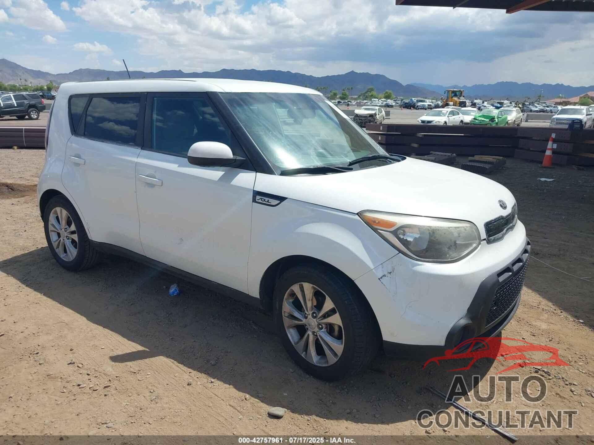 KIA SOUL 2014 - KNDJP3A56E7078812