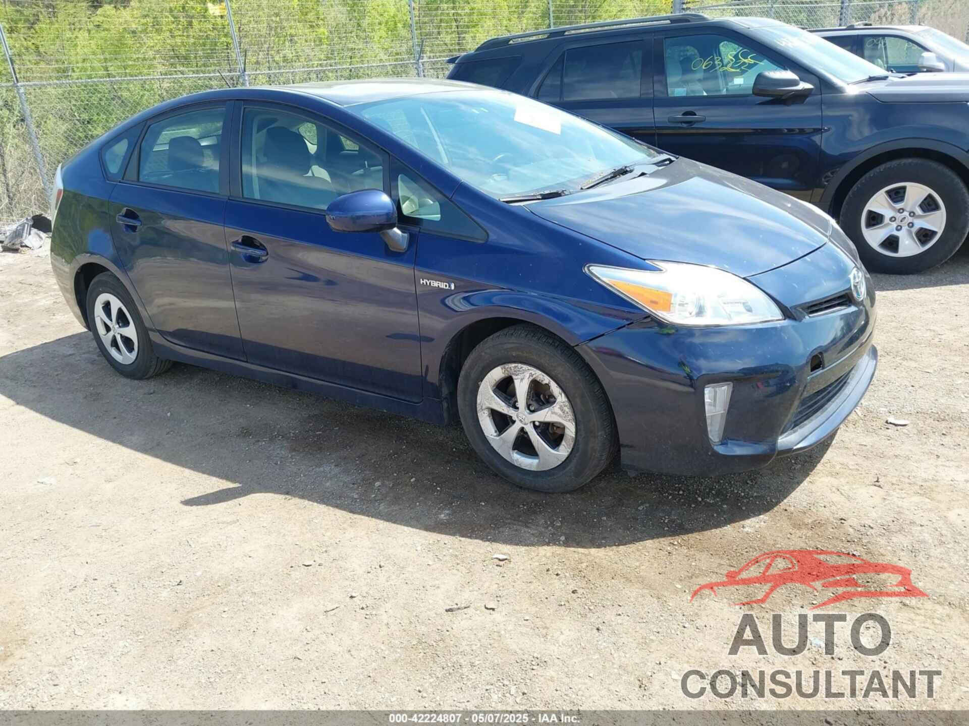 TOYOTA PRIUS 2012 - JTDKN3DU7C1531834