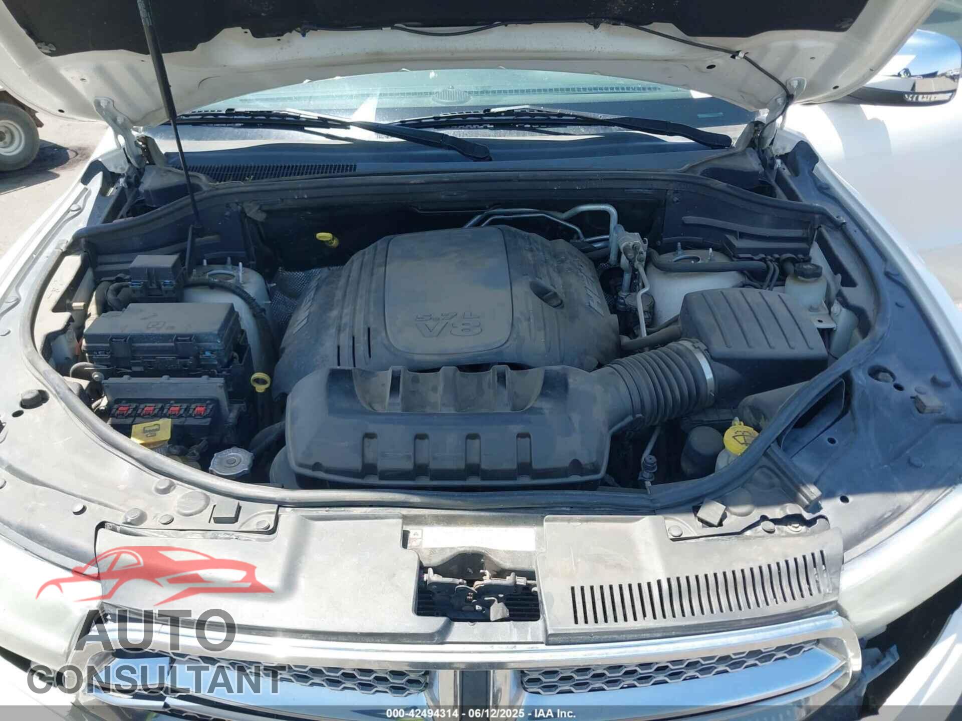 DODGE DURANGO 2012 - 1C4SDJET6CC197927