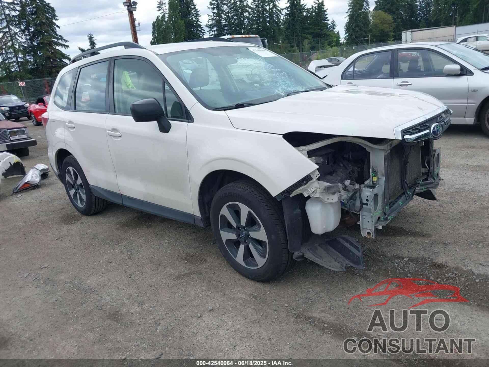 SUBARU FORESTER 2018 - JF2SJABC9JH480711