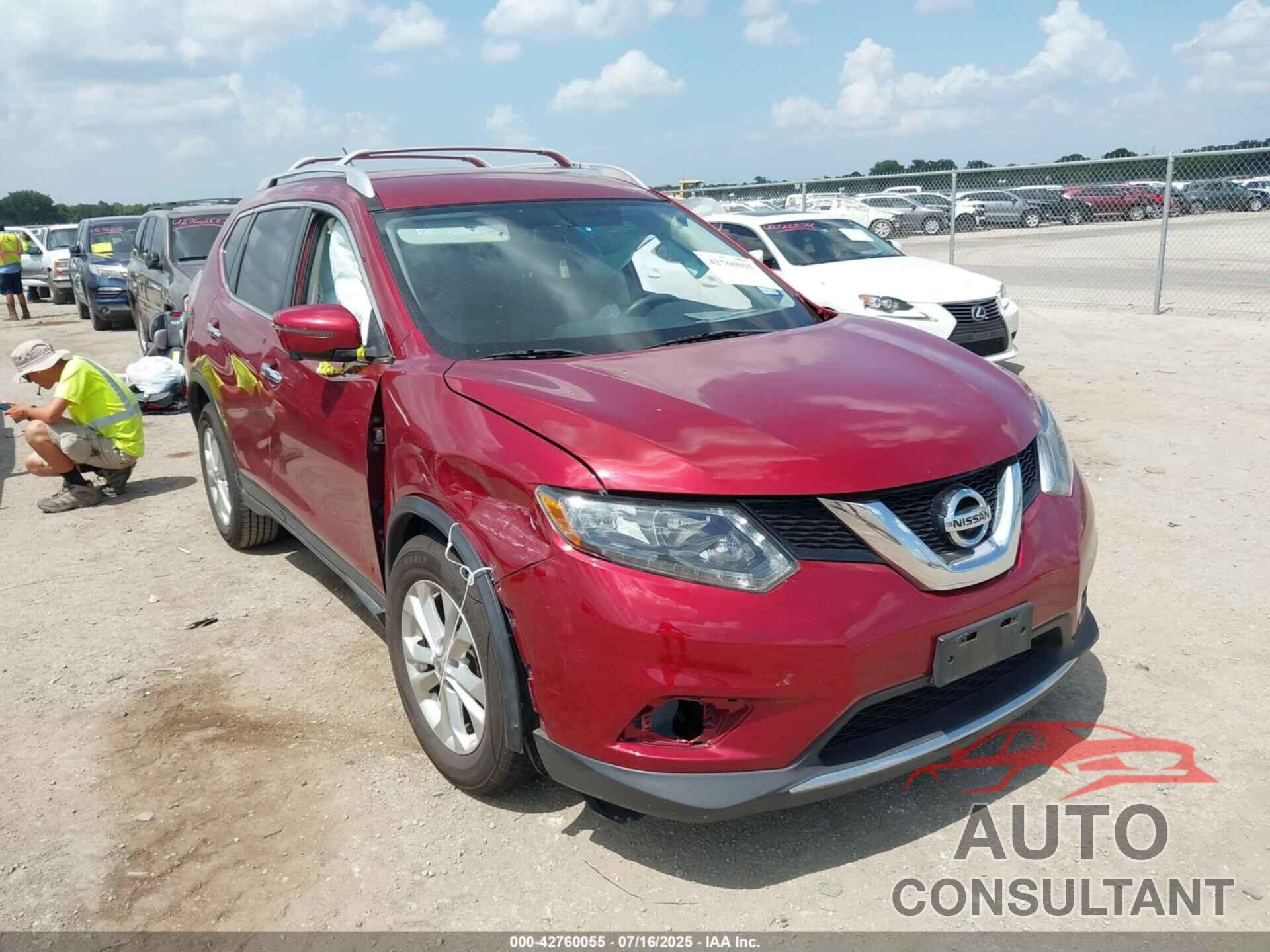 NISSAN ROGUE 2016 - JN8AT2MT9GW021694