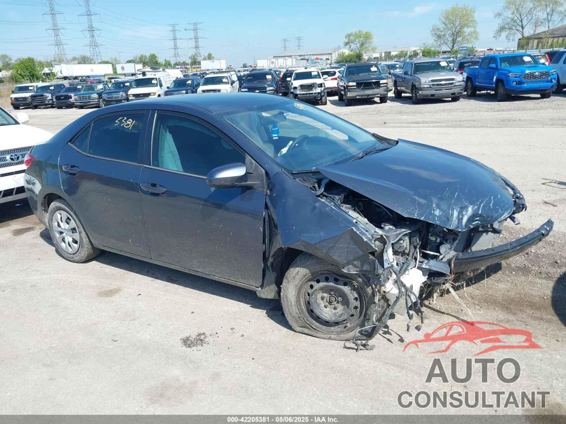 TOYOTA COROLLA 2015 - 2T1BURHE4FC308112