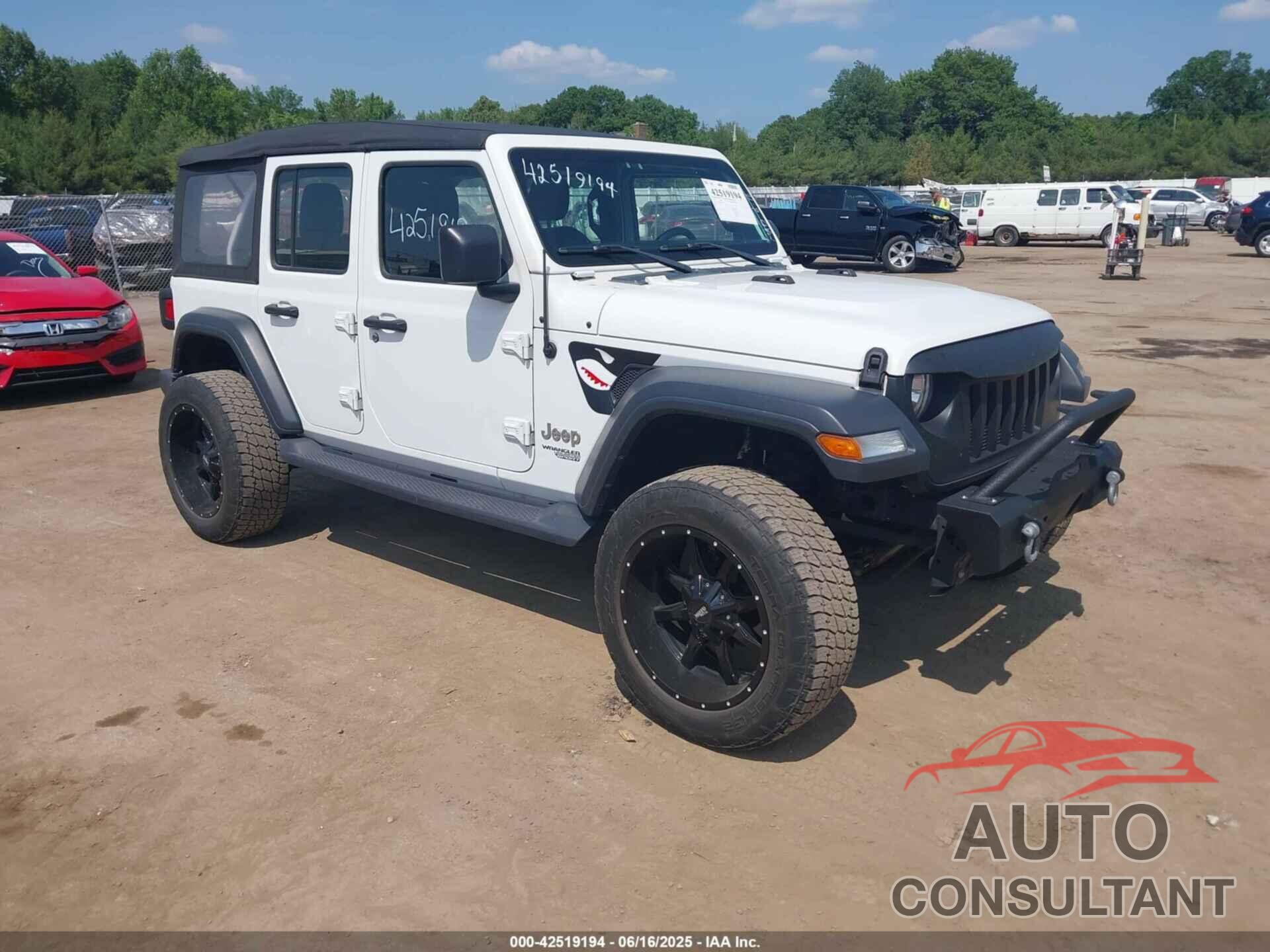 JEEP WRANGLER UNLIMITED 2018 - 1C4HJXDG7JW150038