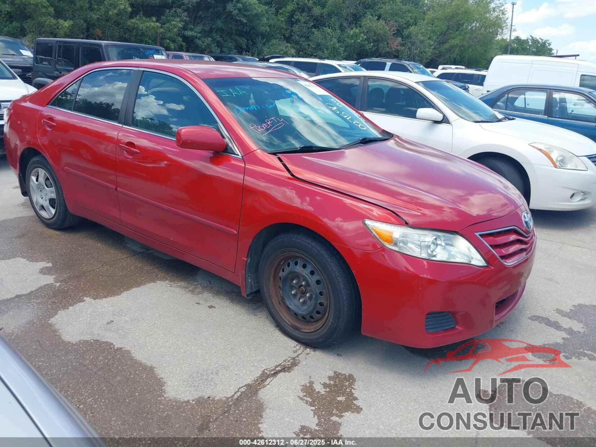 TOYOTA CAMRY 2010 - 4T1BF3EK3AU027590
