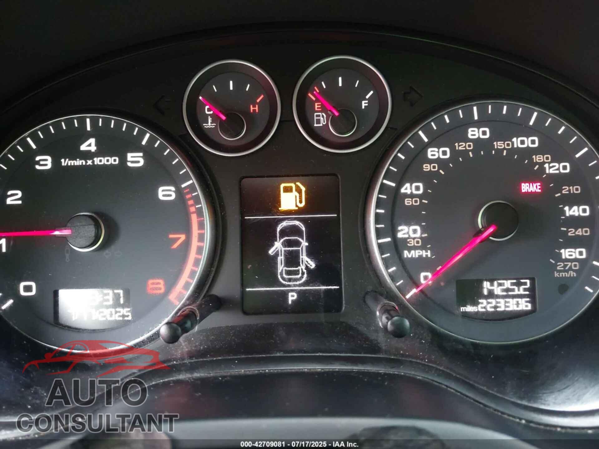 AUDI A3 2011 - WAUKFAFMXBA071224