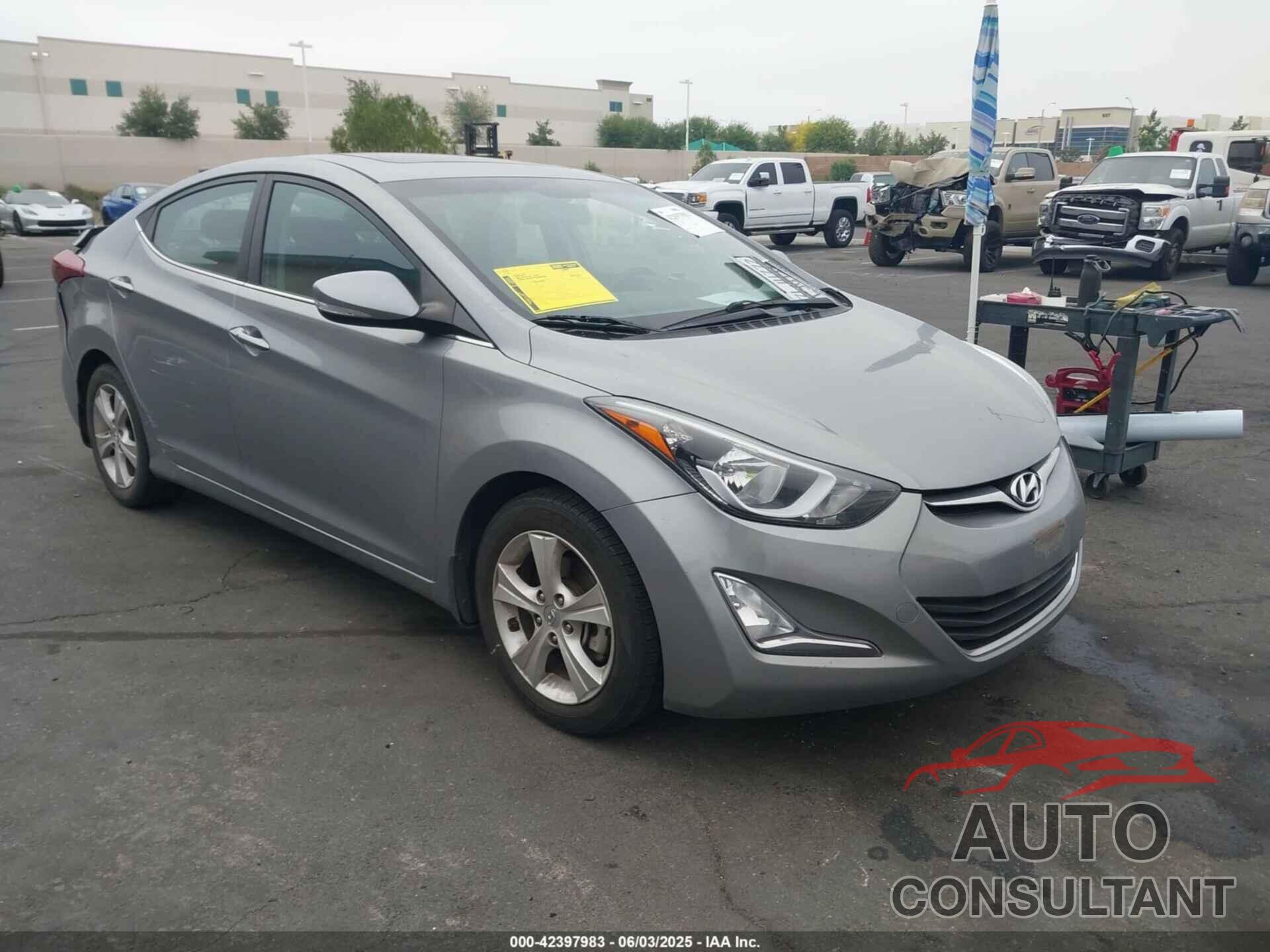 HYUNDAI ELANTRA 2016 - KMHDH4AE7GU487319