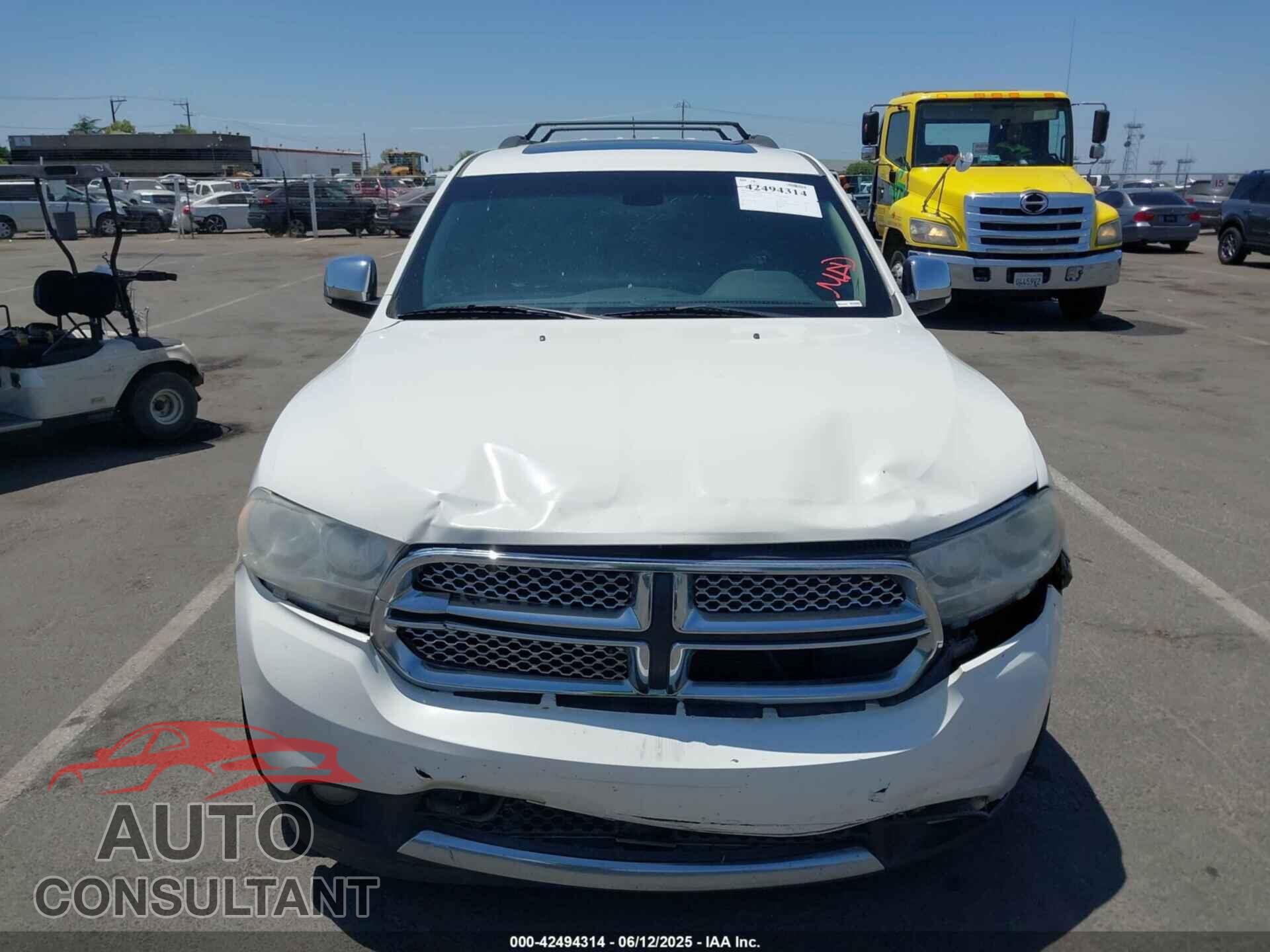DODGE DURANGO 2012 - 1C4SDJET6CC197927
