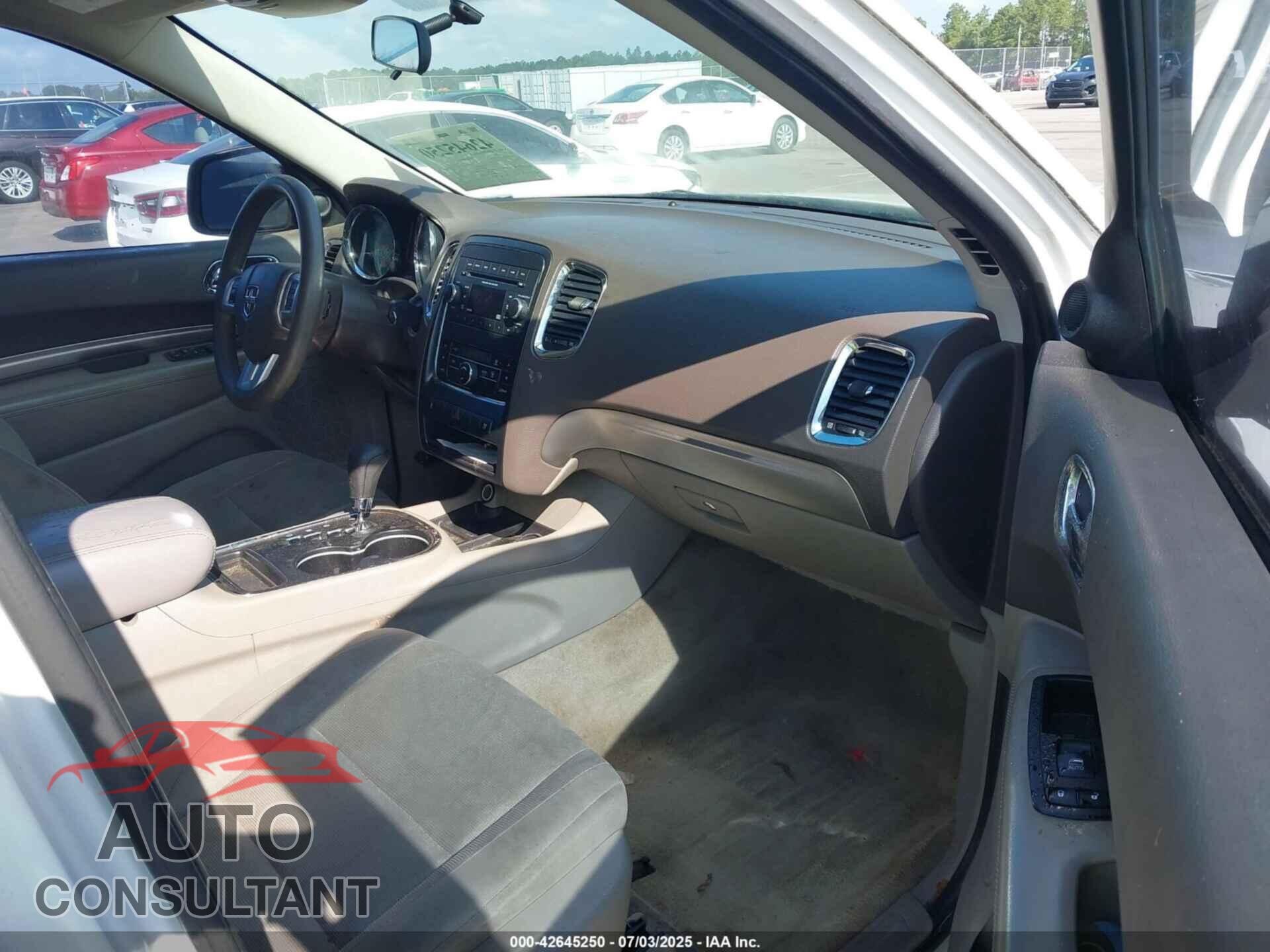DODGE DURANGO 2012 - 1C4RDHAG9CC237210