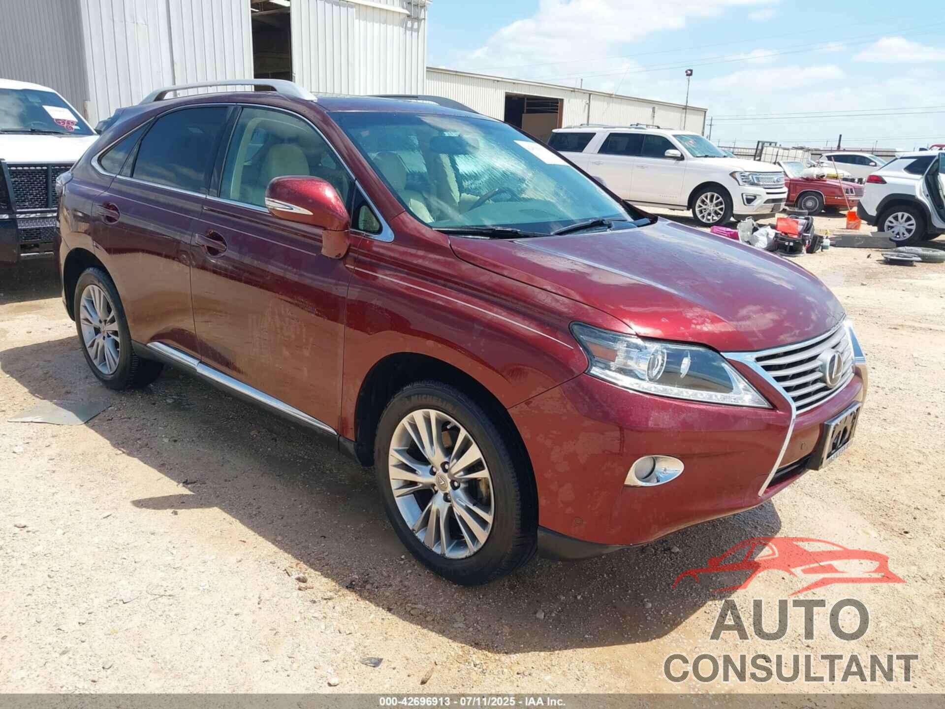 LEXUS RX 350 2013 - 2T2ZK1BA5DC108831