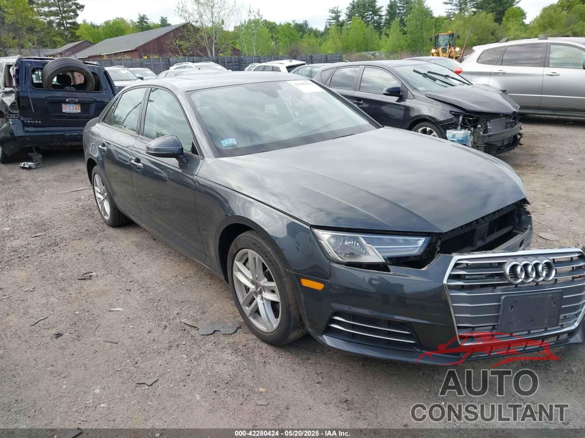 AUDI A4 2017 - WAUANAF44HN039210