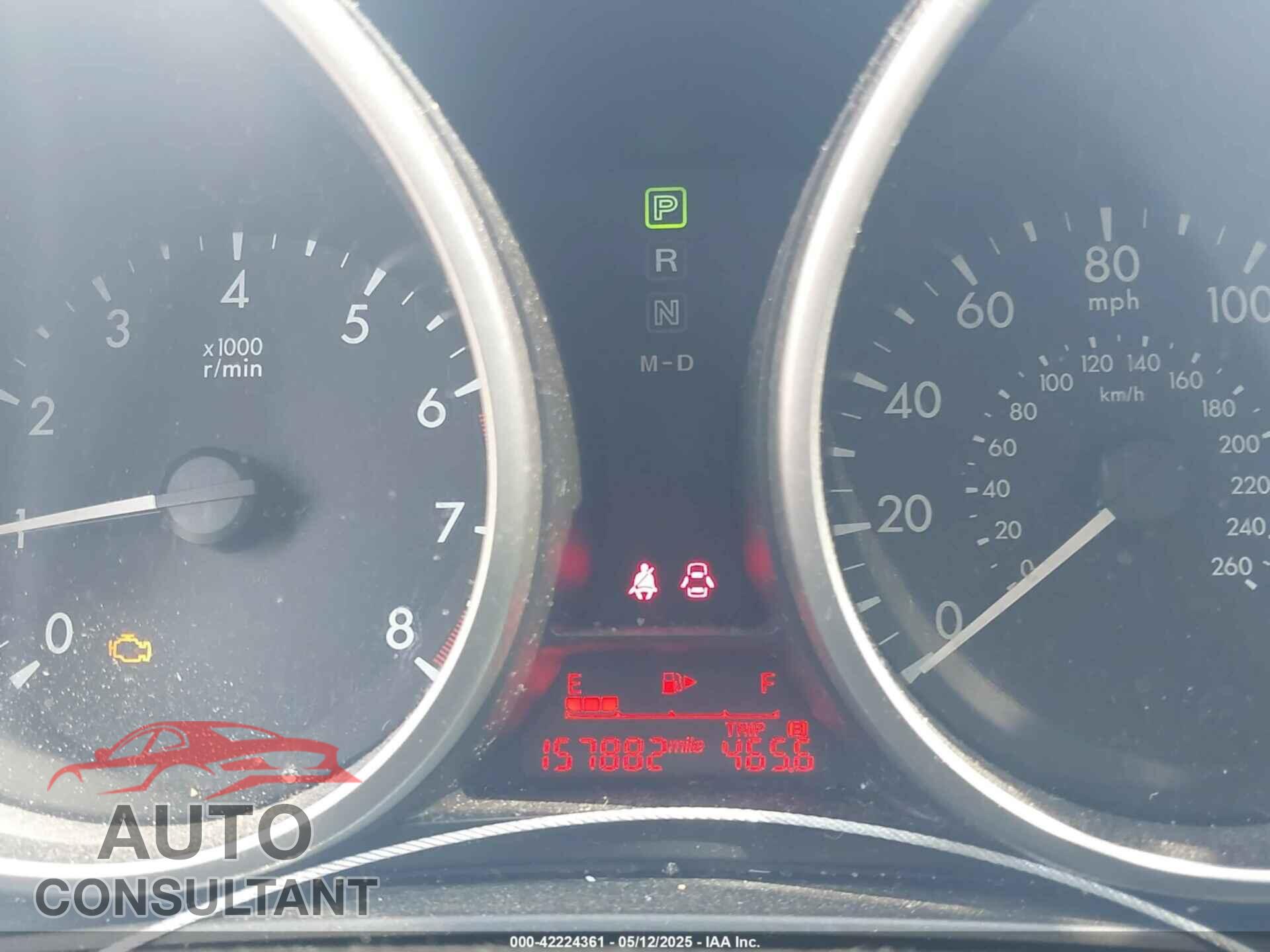 MAZDA MAZDA5 2012 - JM1CW2CL6C0139339