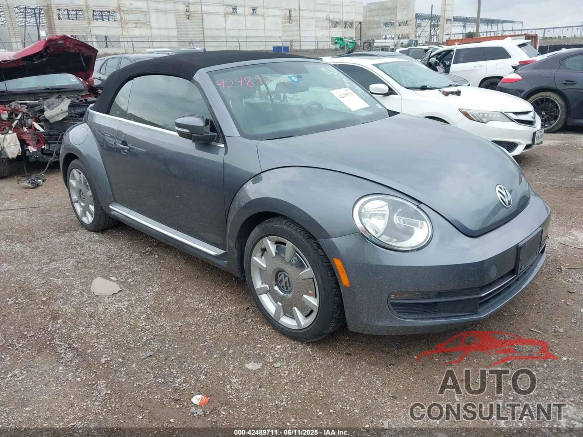 VOLKSWAGEN BEETLE 2013 - 3VW5X7ATXDM813283