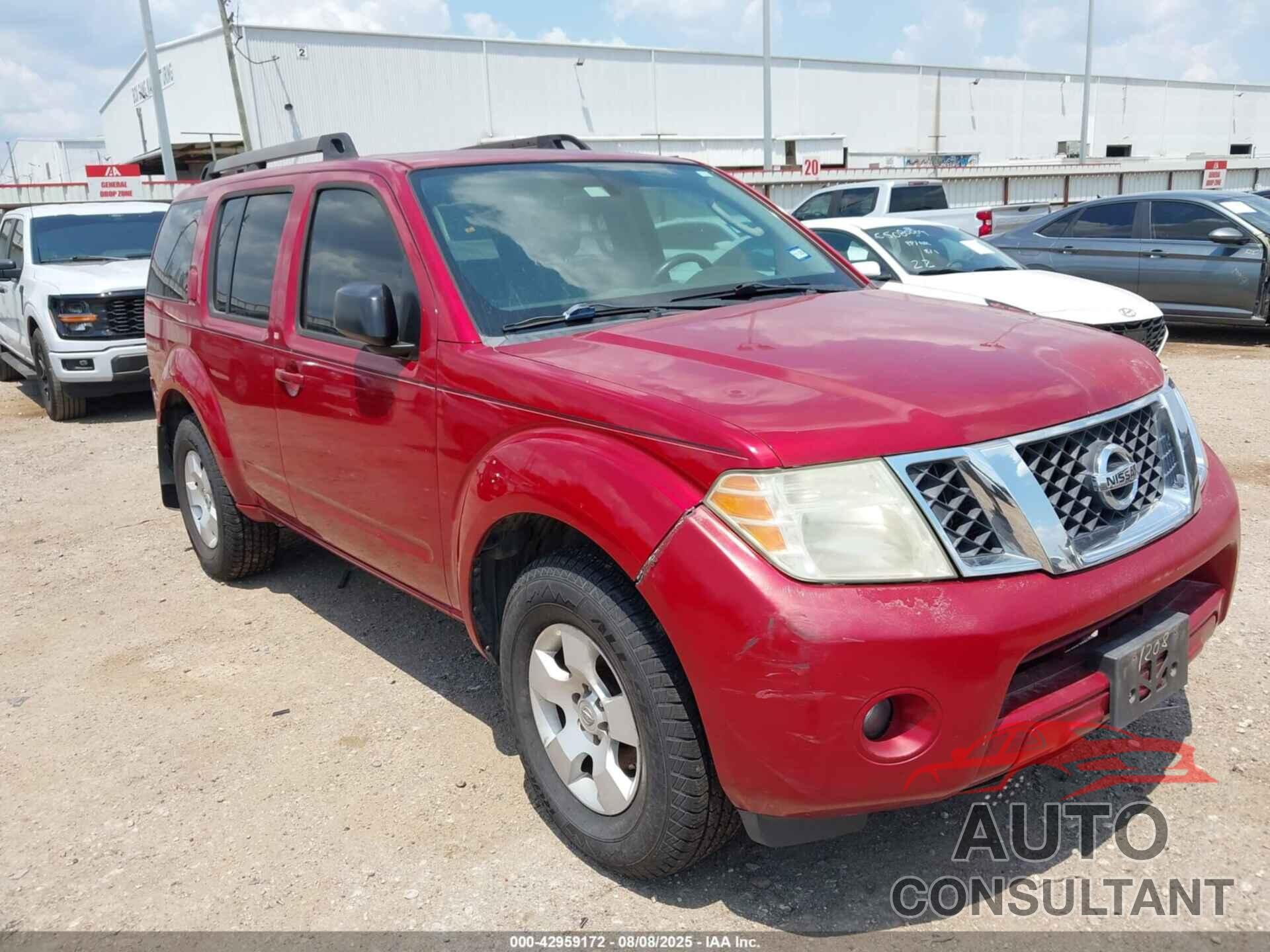 NISSAN PATHFINDER 2011 - 5N1AR1NN8BC624100
