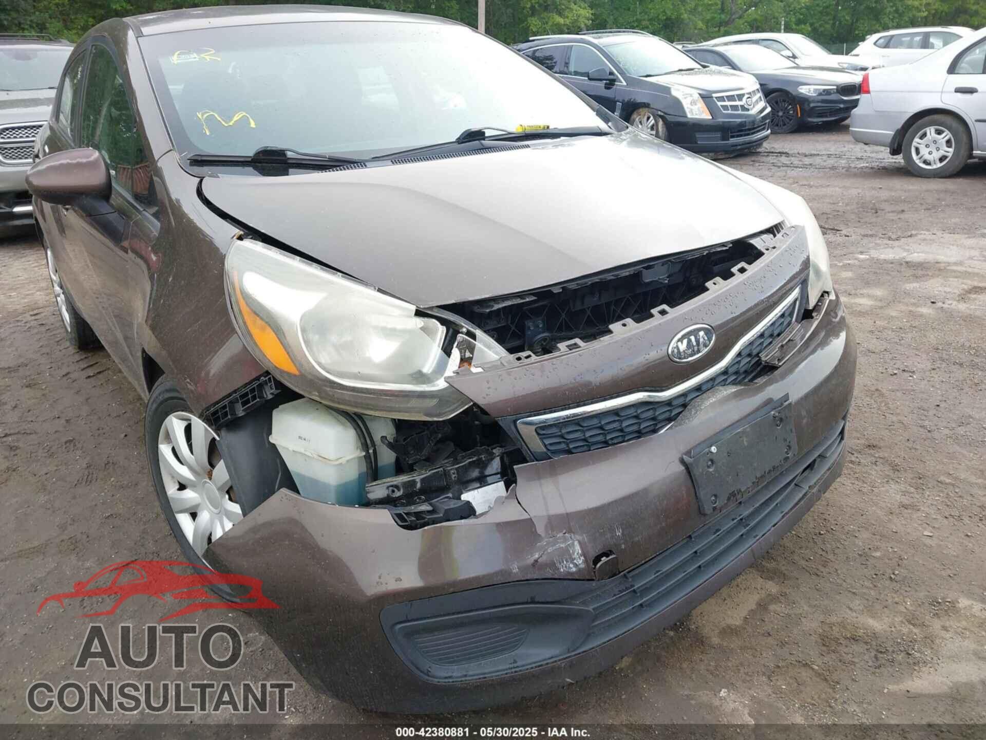 KIA RIO 2013 - KNADN4A30D6113403