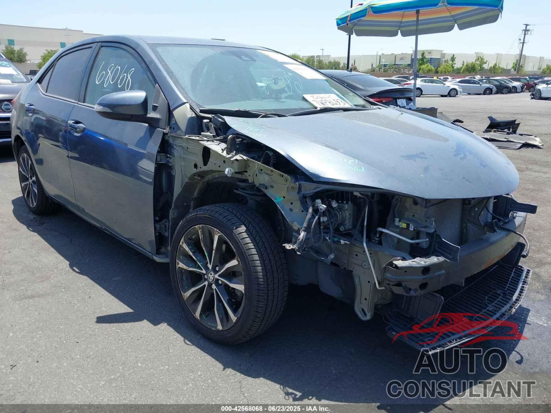 TOYOTA COROLLA 2017 - 5YFBURHE8HP606908