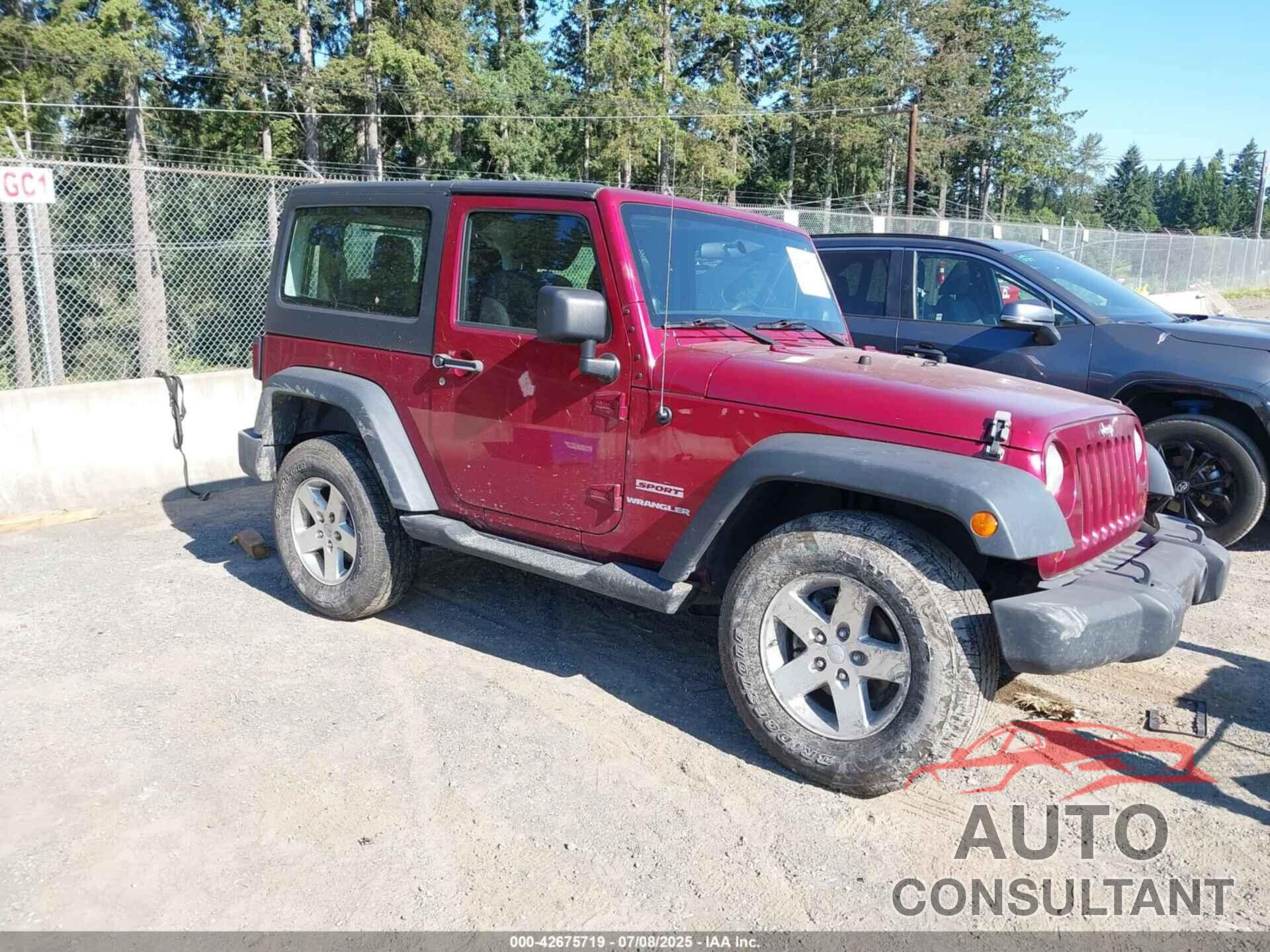 JEEP WRANGLER 2013 - 1C4AJWAG3DL595351