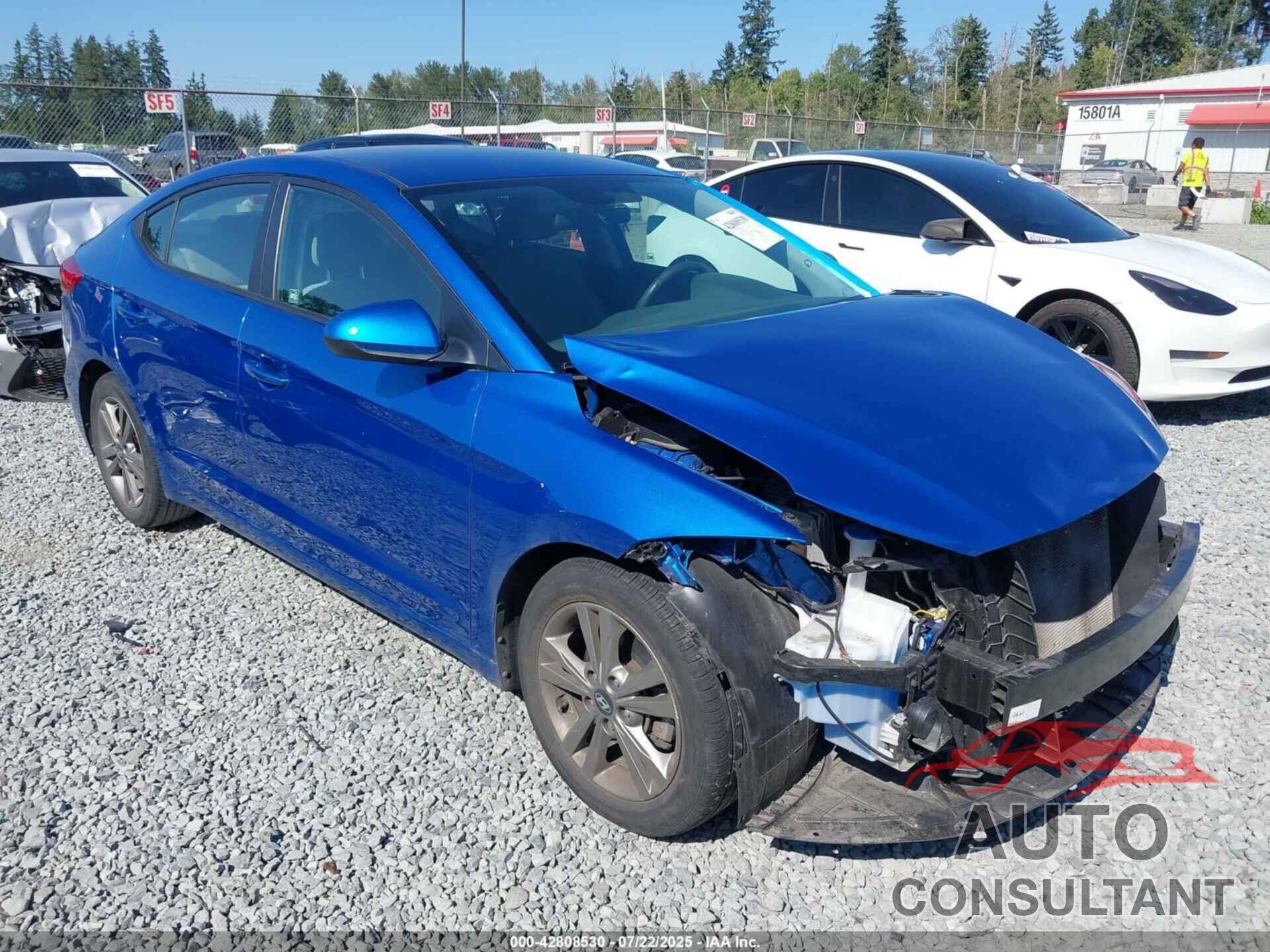 HYUNDAI ELANTRA 2018 - 5NPD84LF6JH392522