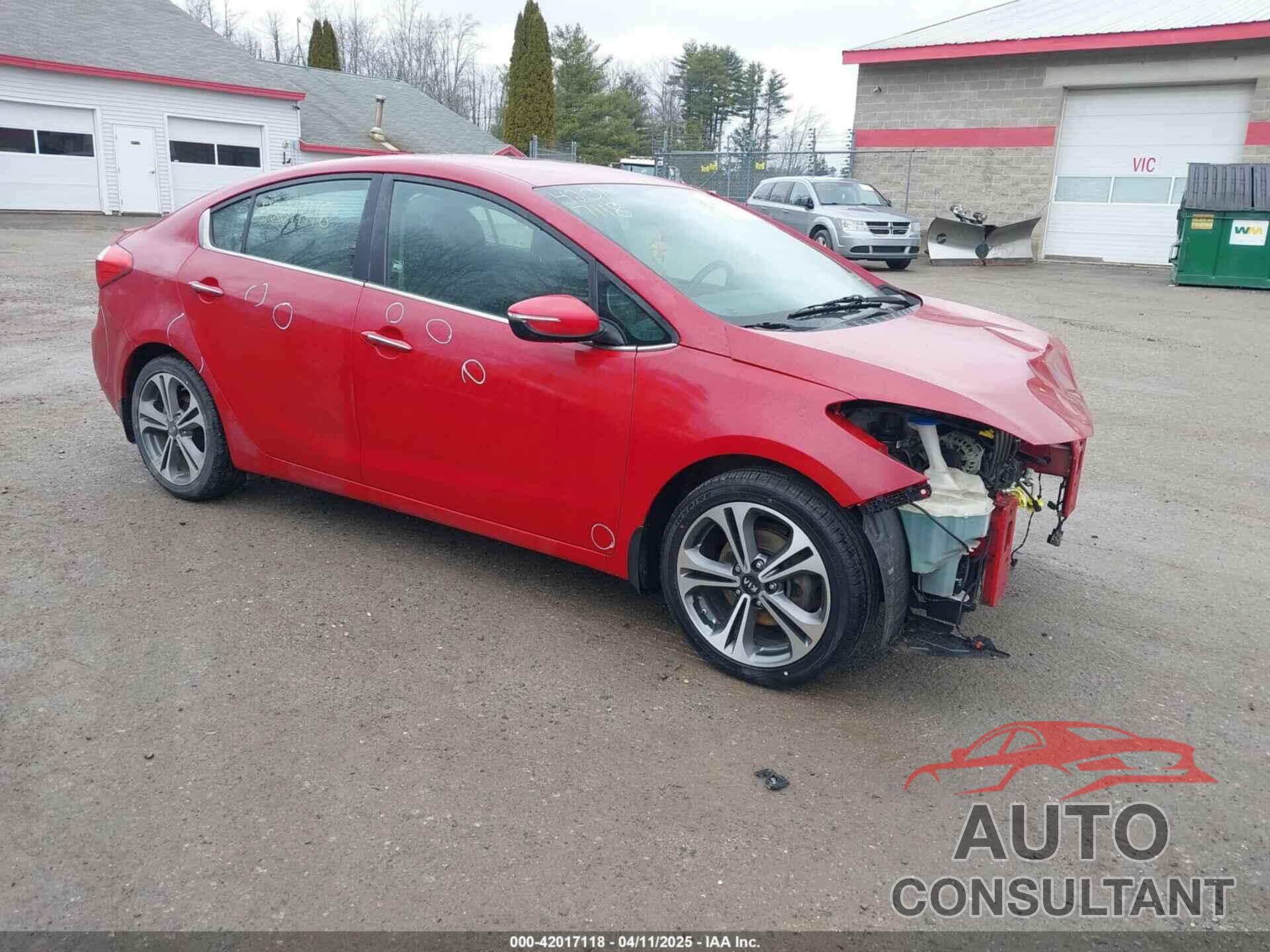 KIA FORTE 2016 - KNAFX4A88G5490716
