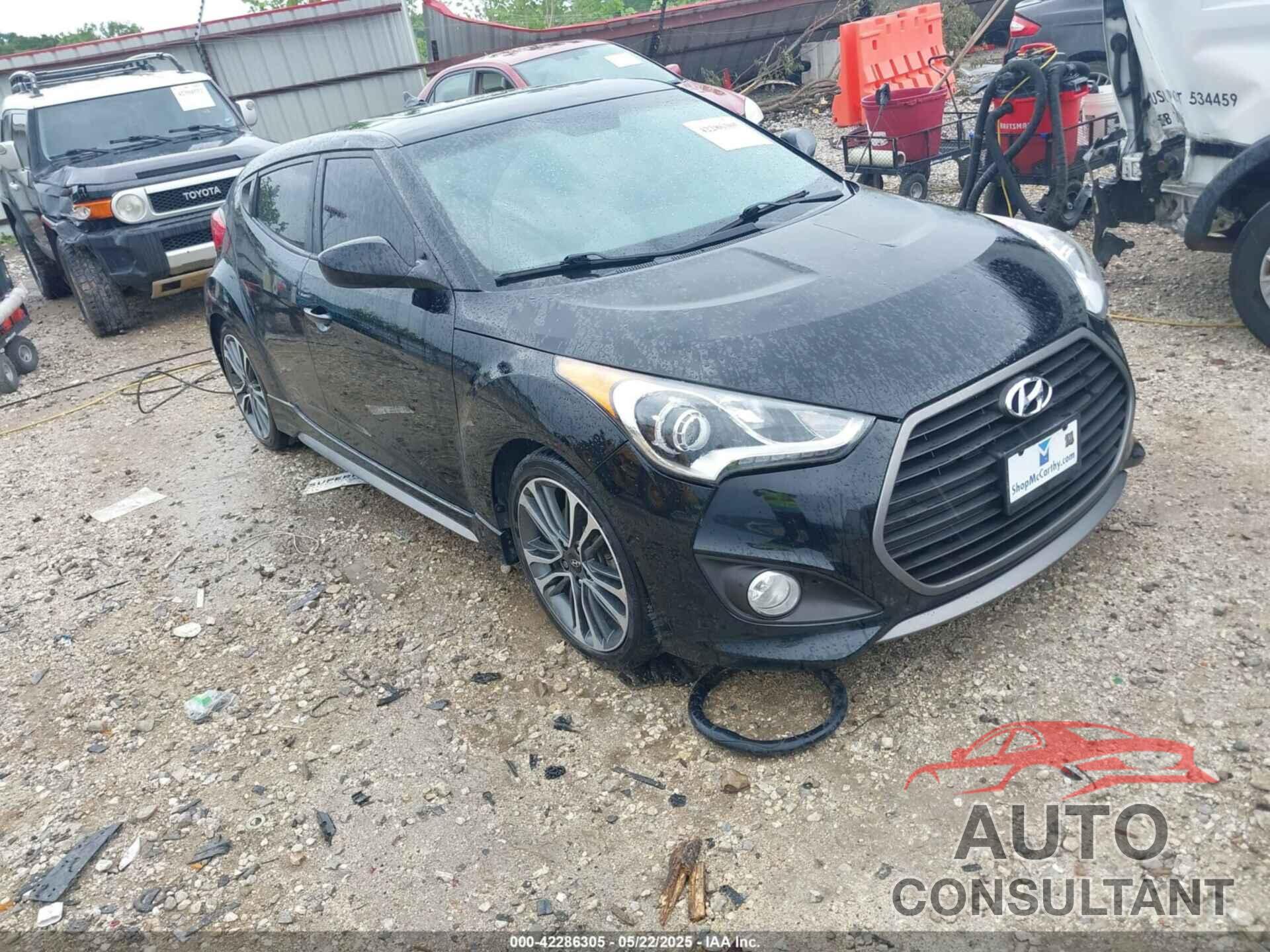 HYUNDAI VELOSTER 2016 - KMHTC6AE5GU300732