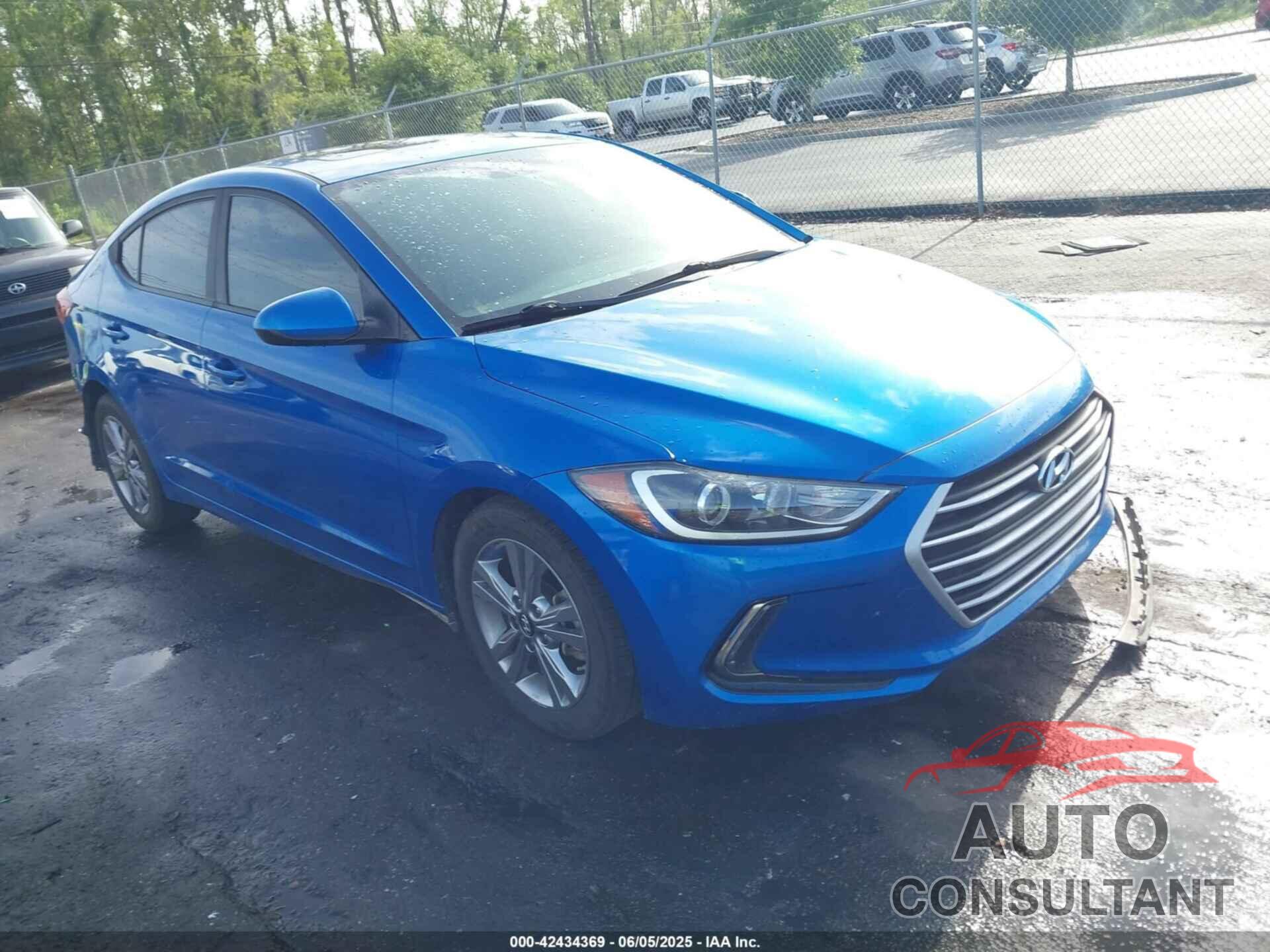 HYUNDAI ELANTRA 2018 - KMHD84LF8JU609277
