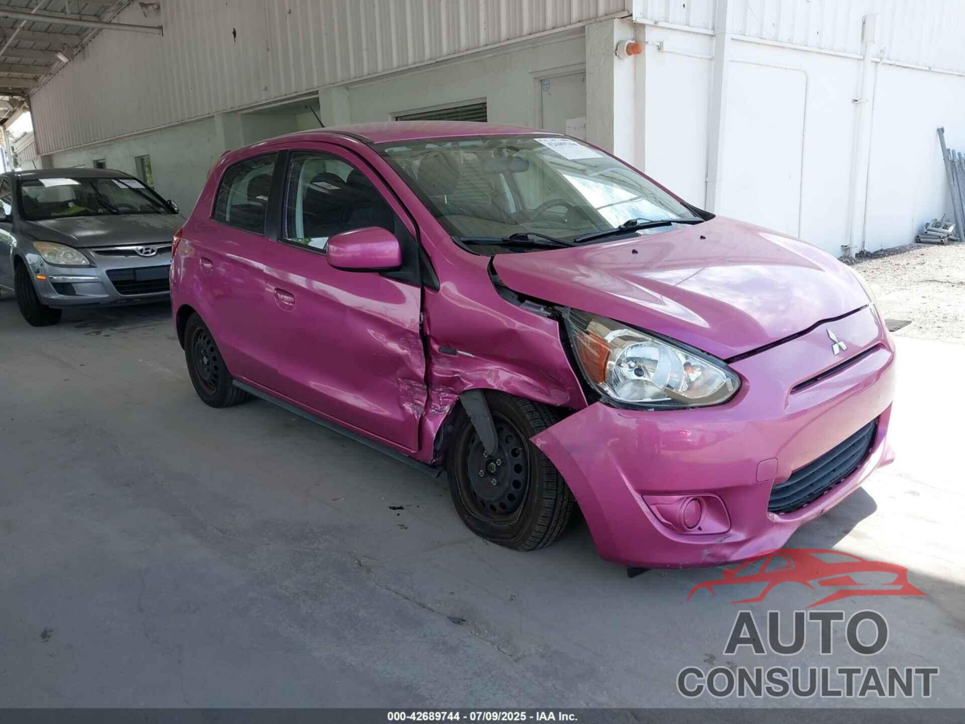 MITSUBISHI MIRAGE 2015 - ML32A3HJ7FH051254