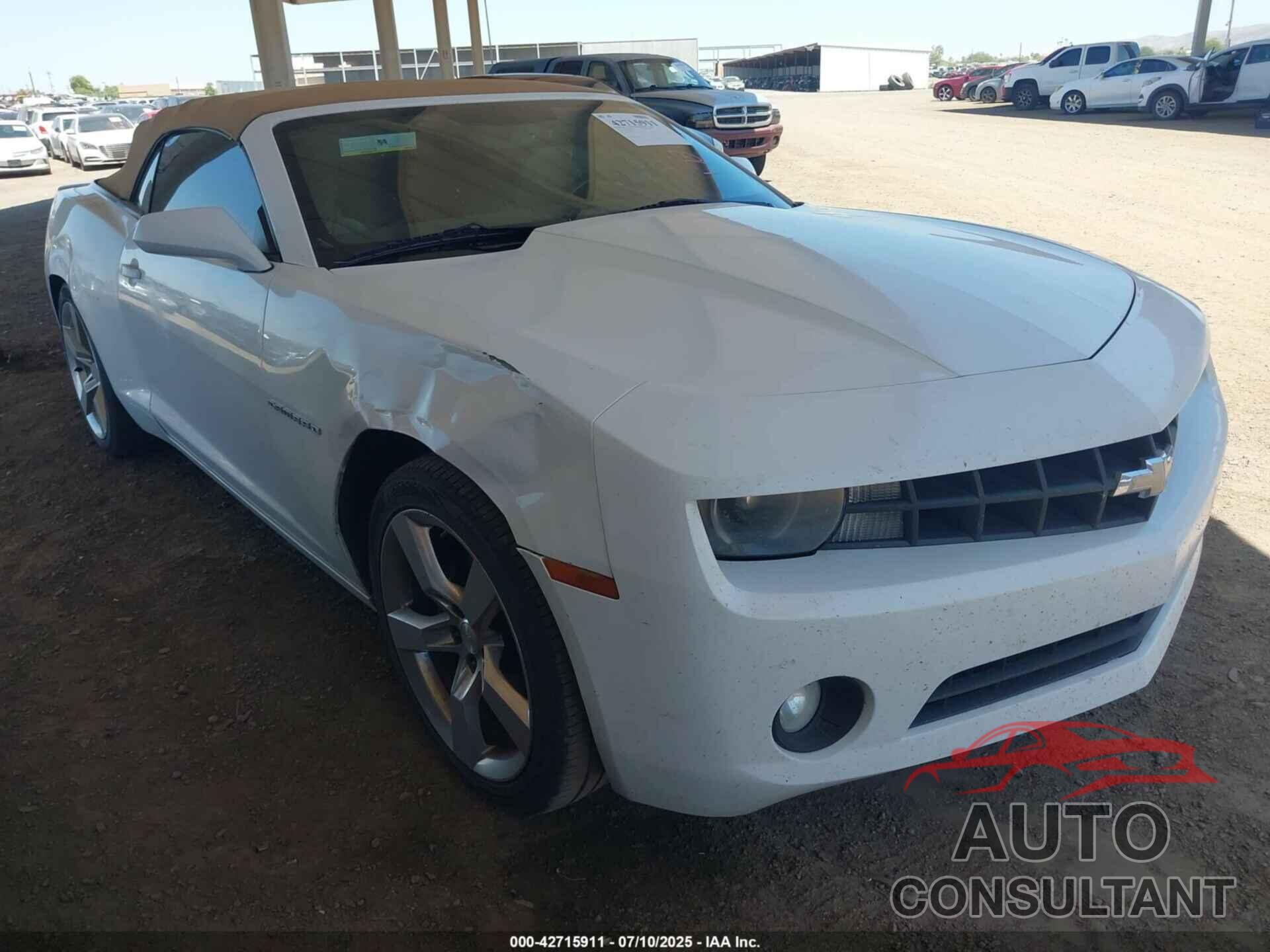 CHEVROLET CAMARO 2011 - 2G1FC3DD6B9178660