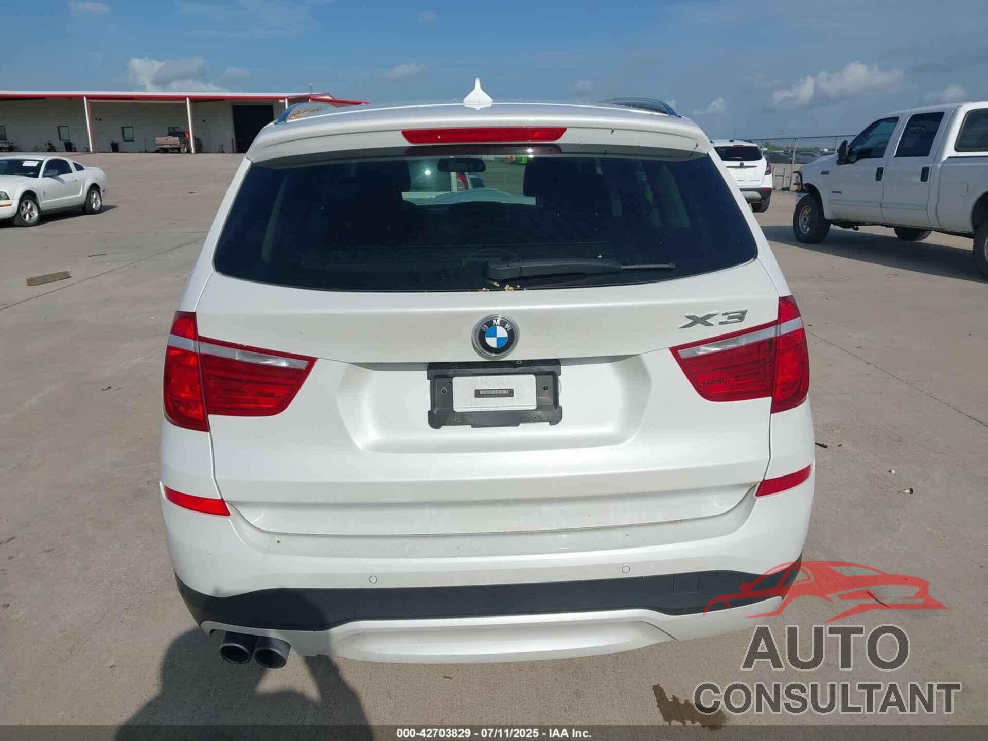 BMW X3 2015 - 5UXWX9C52F0D57059