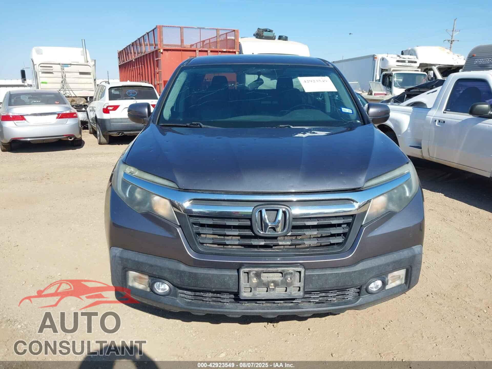 HONDA RIDGELINE 2017 - 5FPYK3F54HB015820