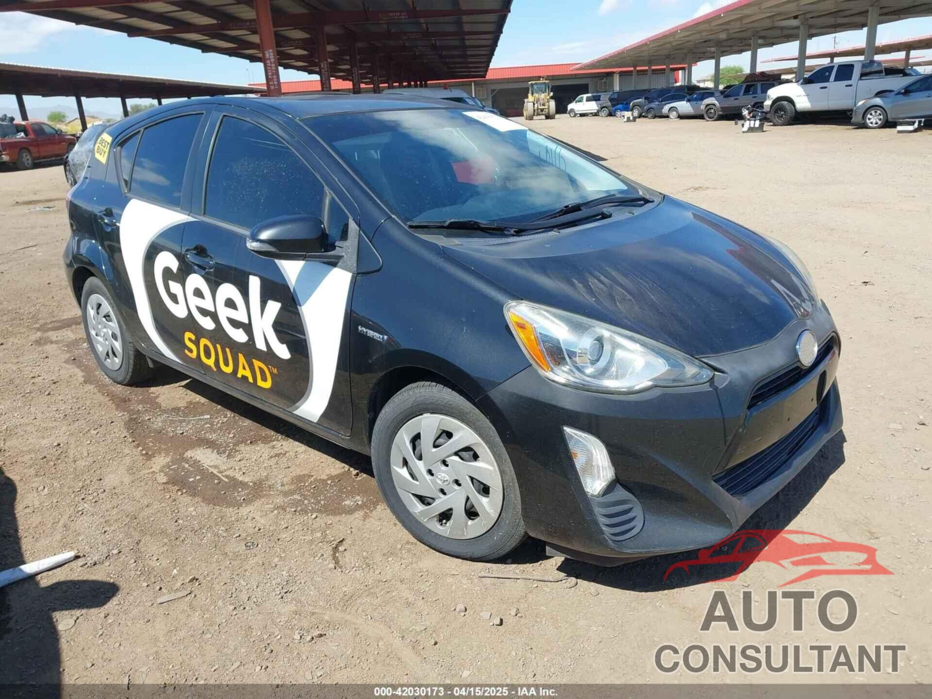 TOYOTA PRIUS C 2016 - JTDKDTB36G1122131