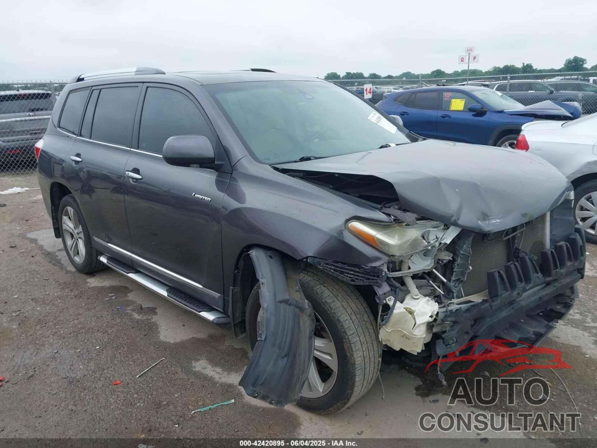 TOYOTA HIGHLANDER 2012 - 5TDYK3EHXCS076579