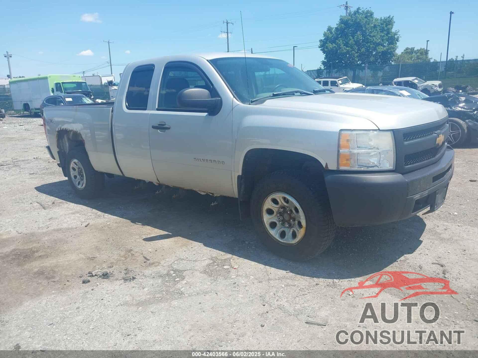 CHEVROLET SILVERADO 1500 2011 - 1GCRKPE3XBZ313956