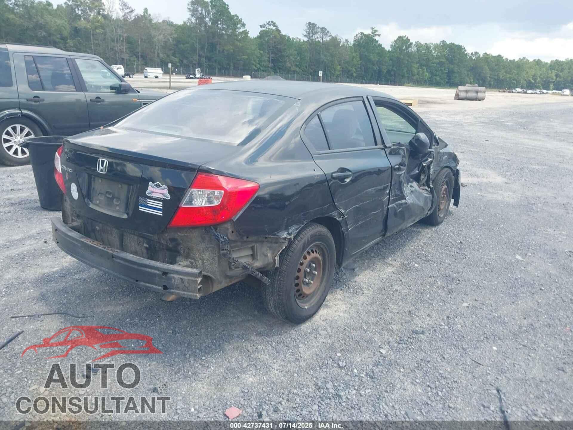 HONDA CIVIC 2012 - 19XFB2F53CE070137