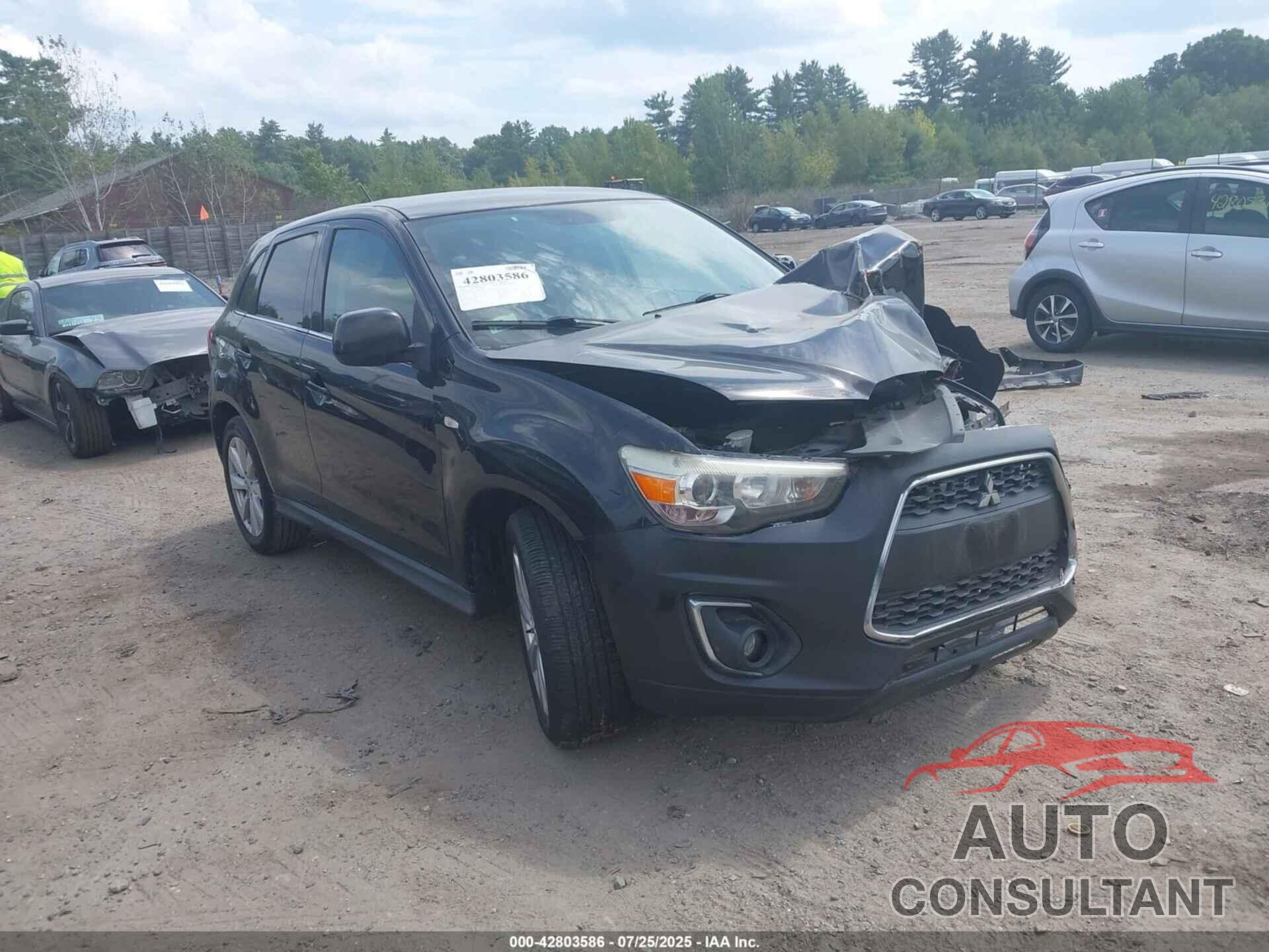 MITSUBISHI OUTLANDER SPORT 2014 - 4A4AR4AU3EE007286