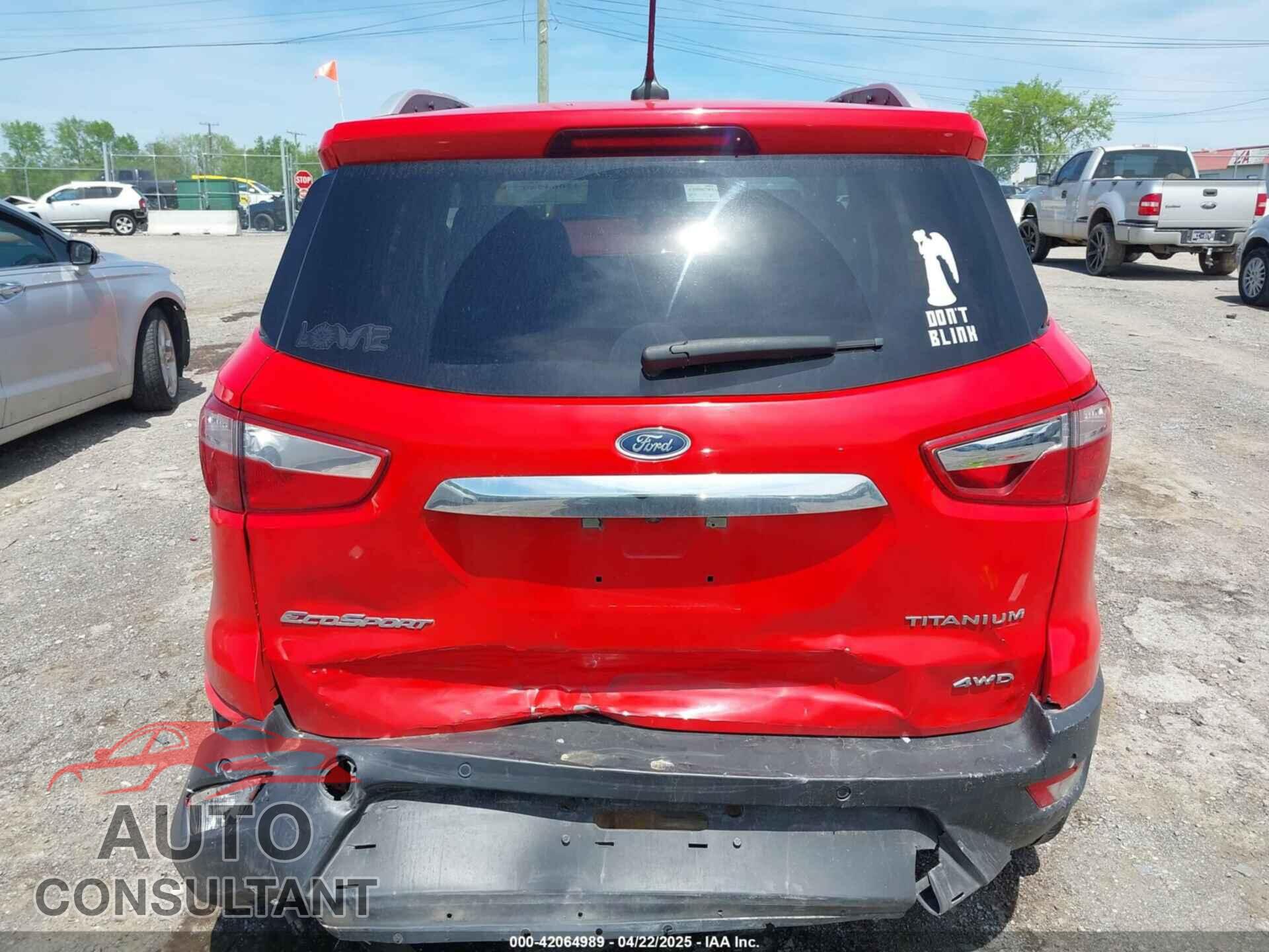 FORD ECOSPORT 2020 - MAJ6S3KL4LC345585