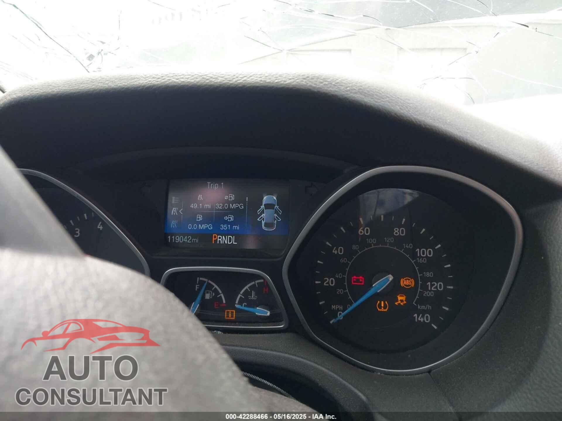 FORD FOCUS 2016 - 1FADP3E24GL379740
