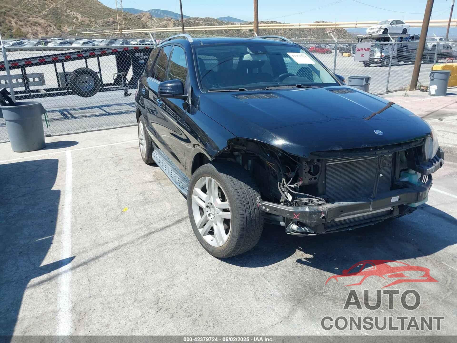 MERCEDES-BENZ ML 350 2015 - 4JGDA5JB3FA547130