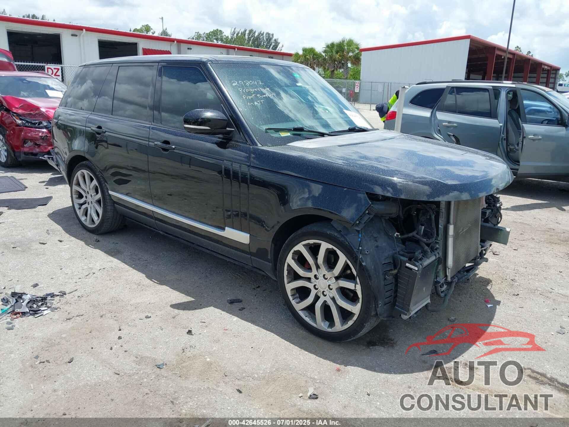 LAND ROVER RANGE ROVER 2015 - SALGS2VF9FA218676